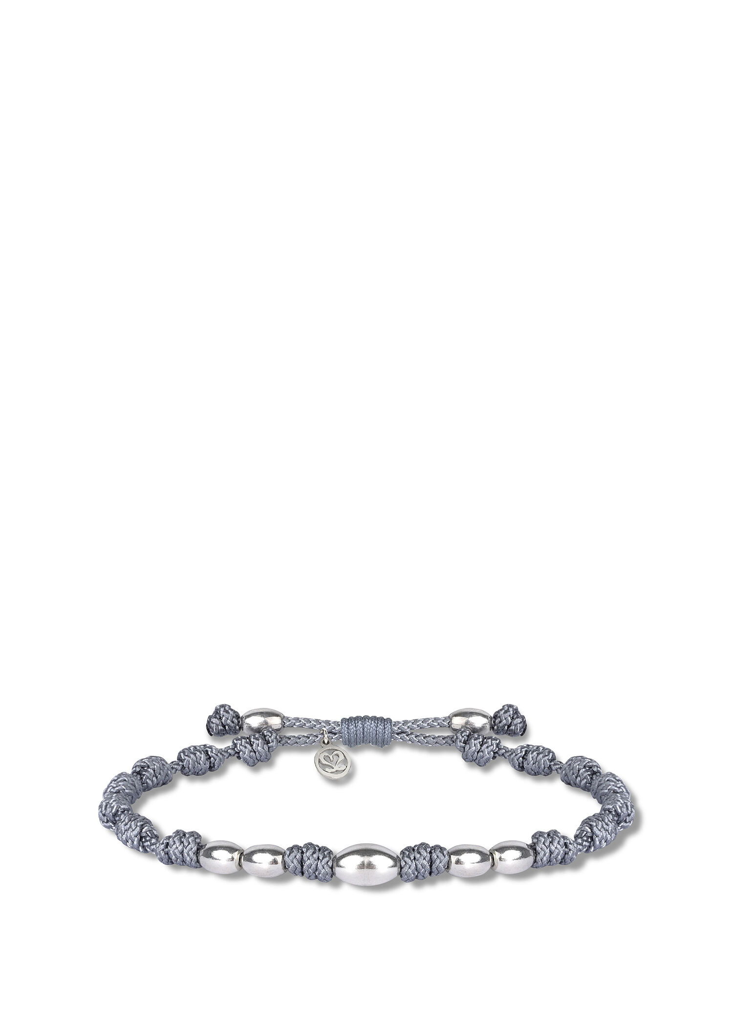 Nexus Griseus Grey Men's Silver Bracelet