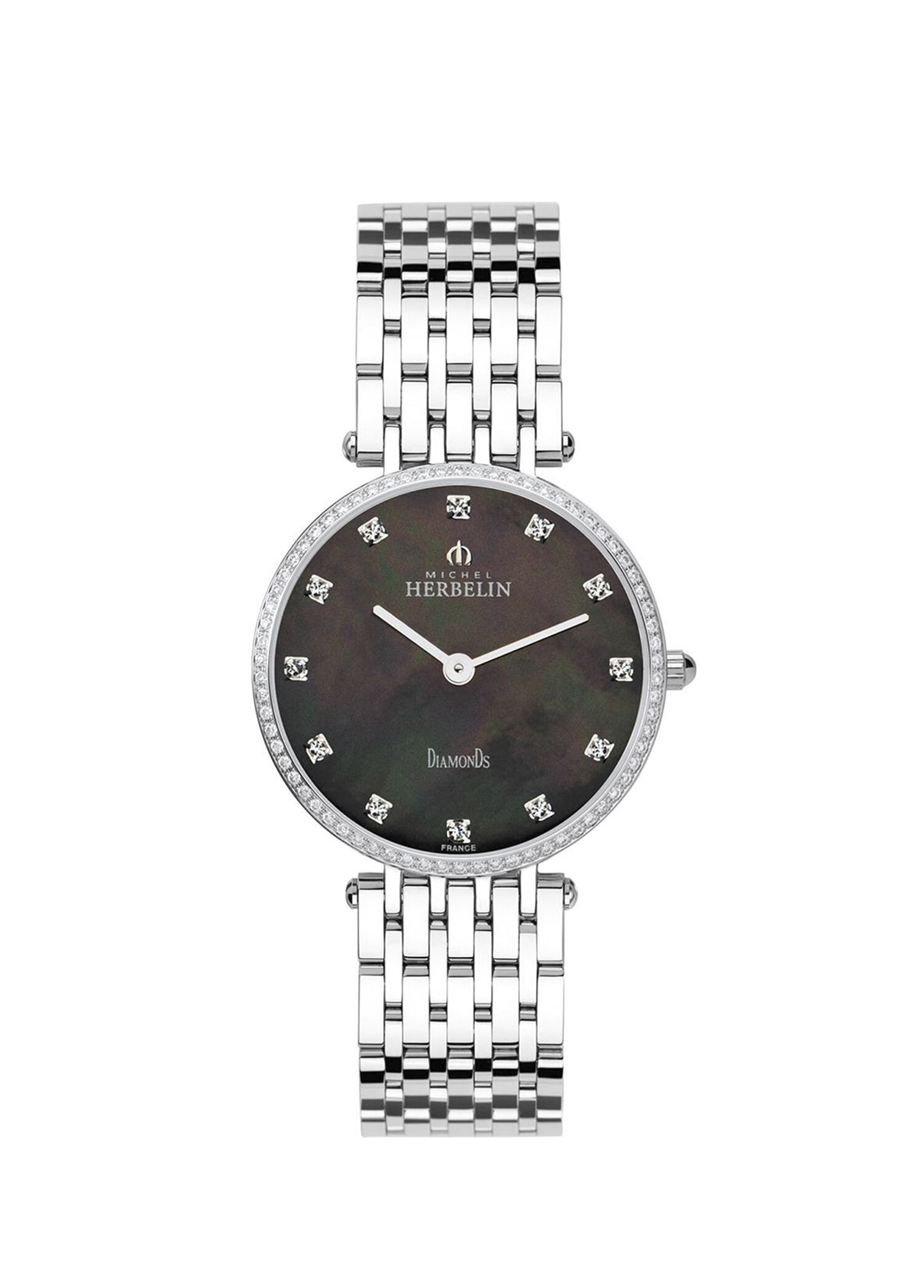 Epsilon 17345/70YB99 Pırlantalı Çelik Kadın Kol Saati