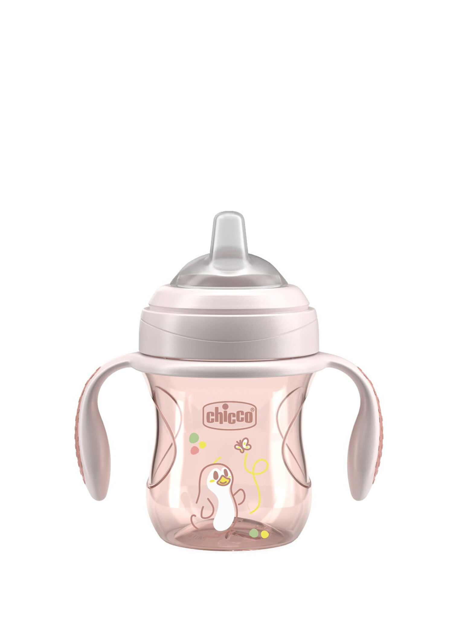 Pembe Yumuşak Uçlu 4+ Ay Alıştırma Bardağı 200 ml