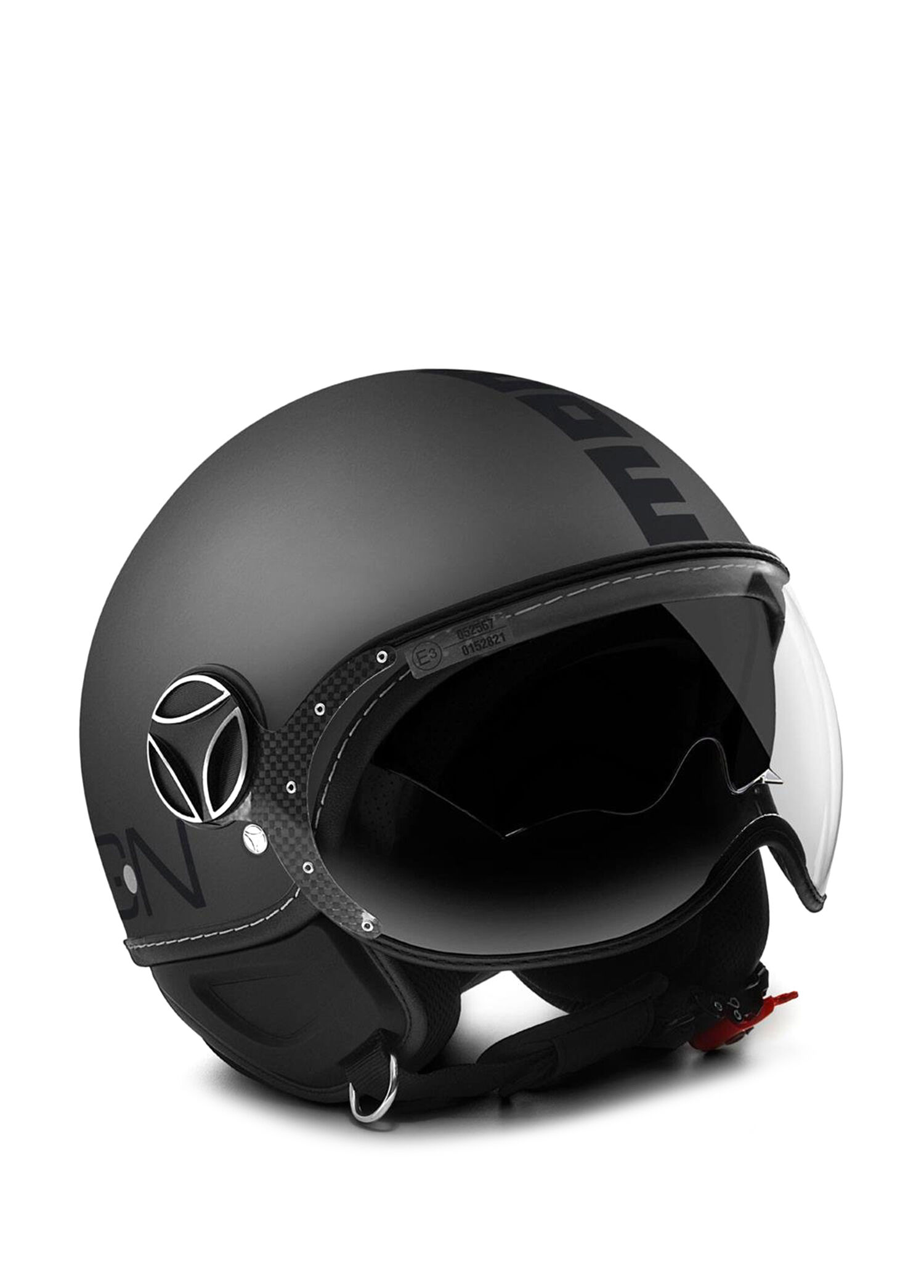 Fgtr Evo Mono Titanium Frost Siyah Açık Motosiklet Kaskı