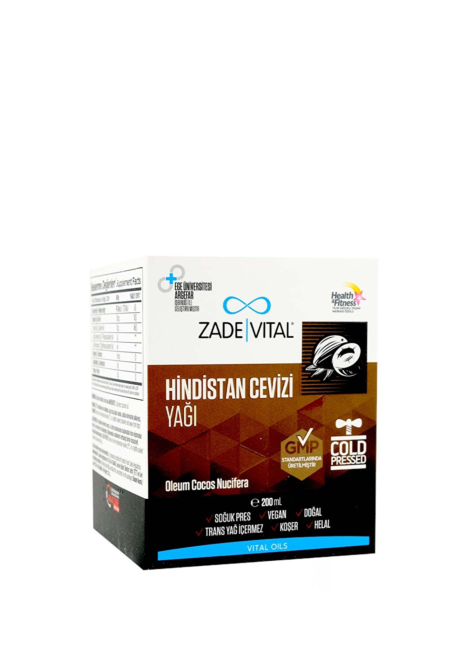 Hindistan Cevizi Yağı 200 ml