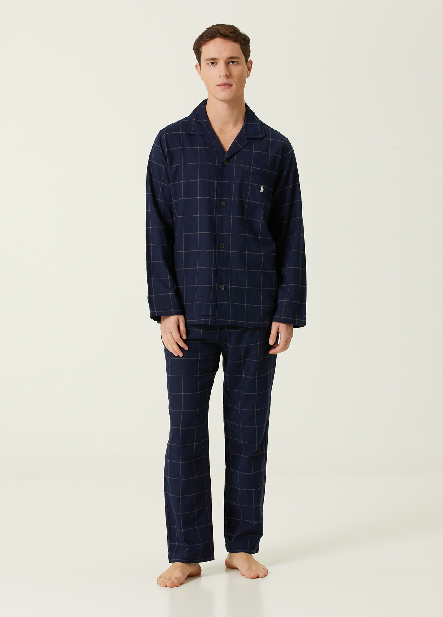 Beymen Lacivert Kareli Pijama Seti. 1 Beymen Lacivert Kareli Pijama Seti. 1