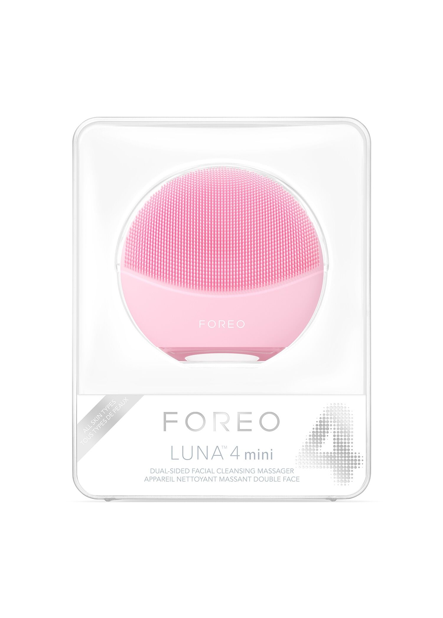 Foreo - LUNA 4 Mini Pink Cilt Temizleme Cihazı - PEARL PINK