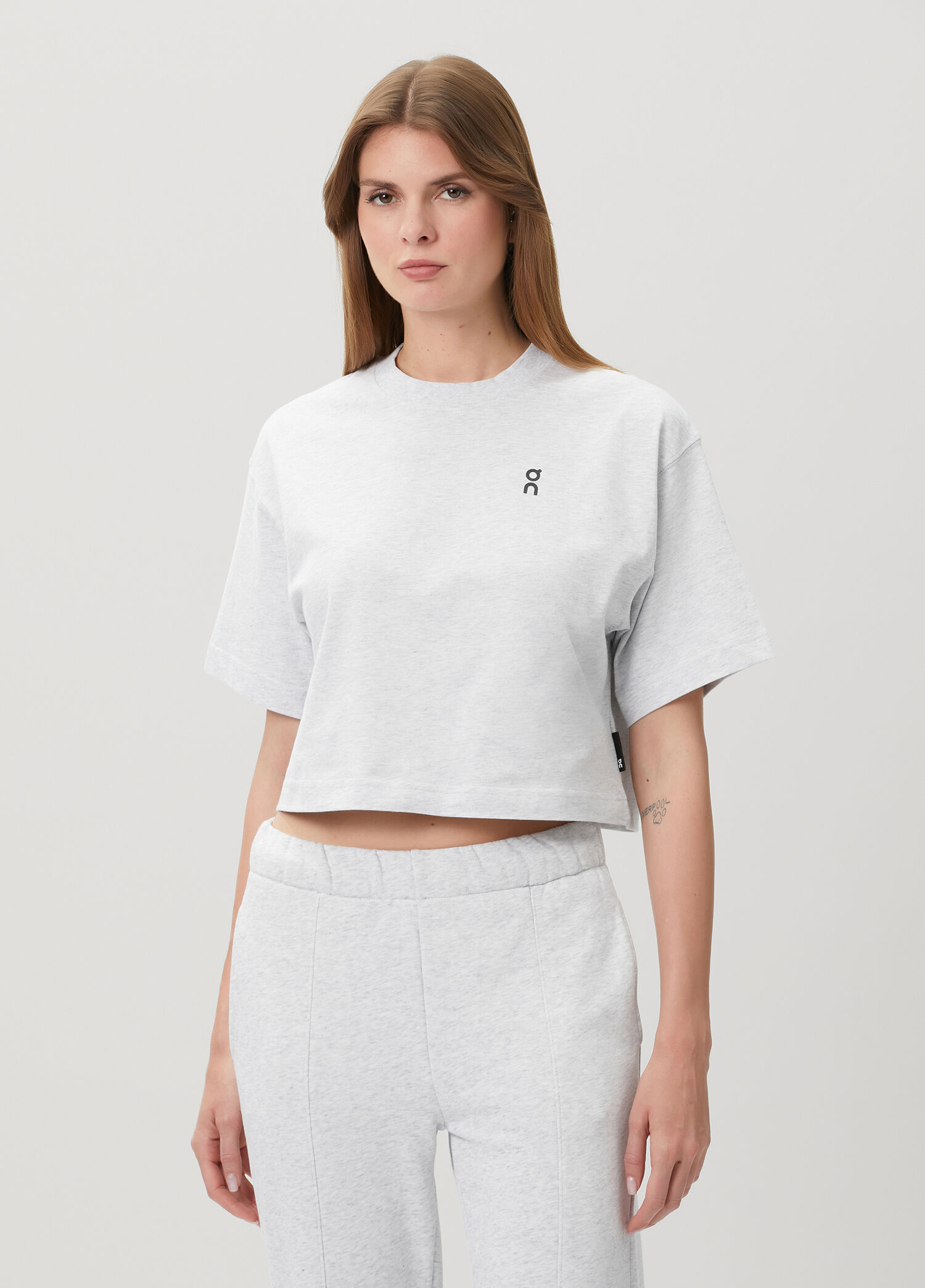 Gri Crop T-shirt
