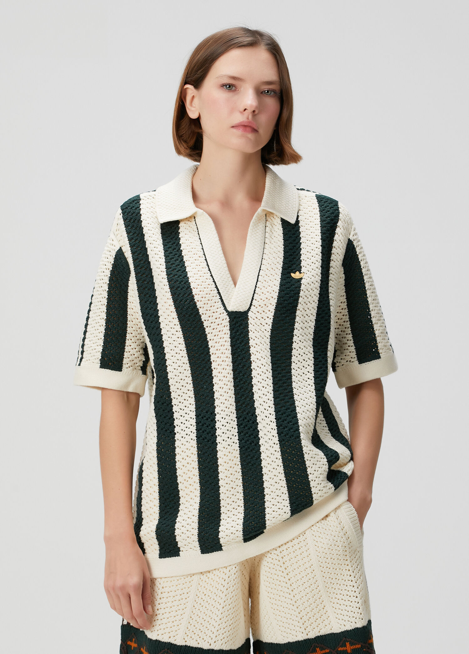 Adidas Koyu Yeşil Kadın Clot by Edison Chen Koyu Yeşil Pike Polo T