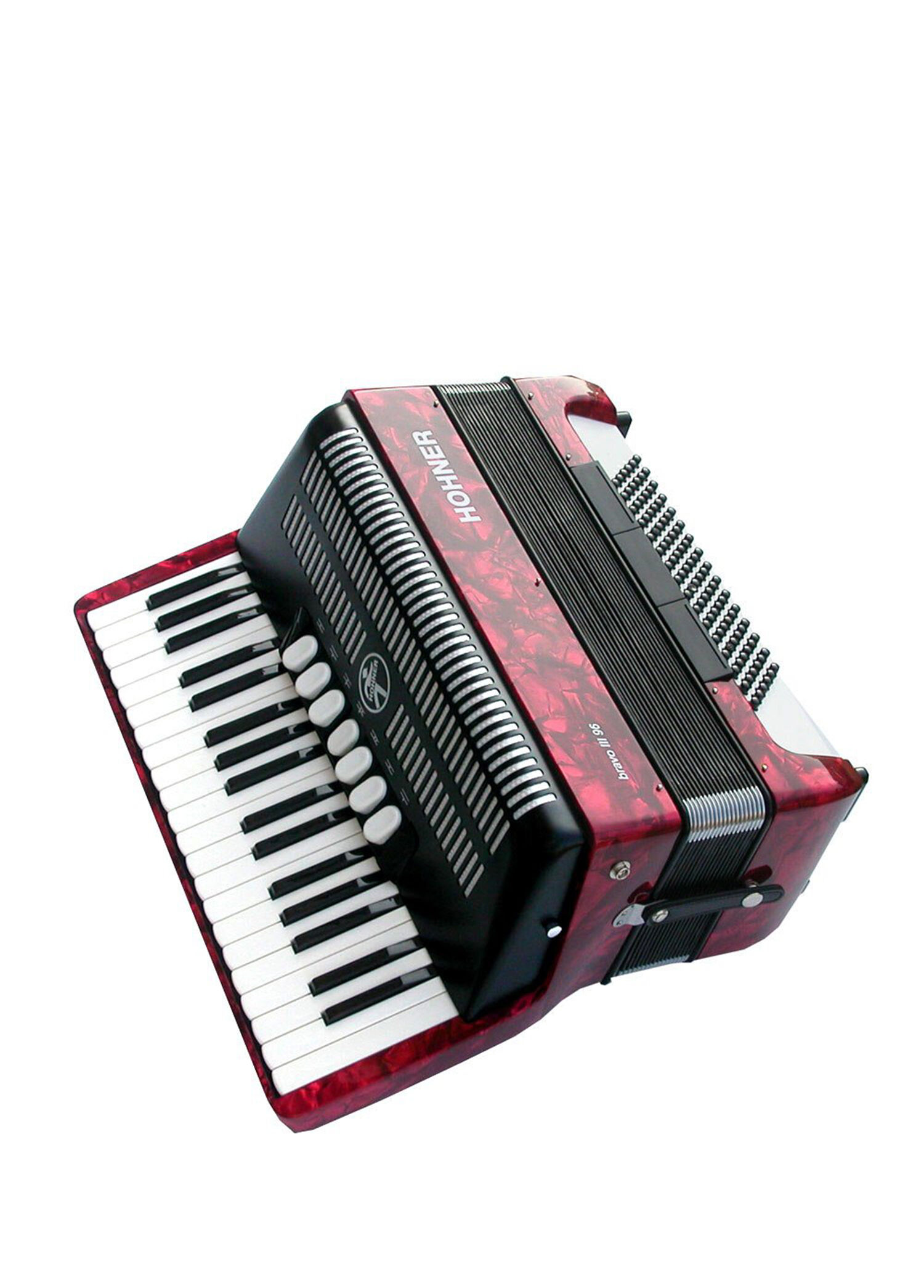 Bravo III 96 Kırmızı Akordiyon