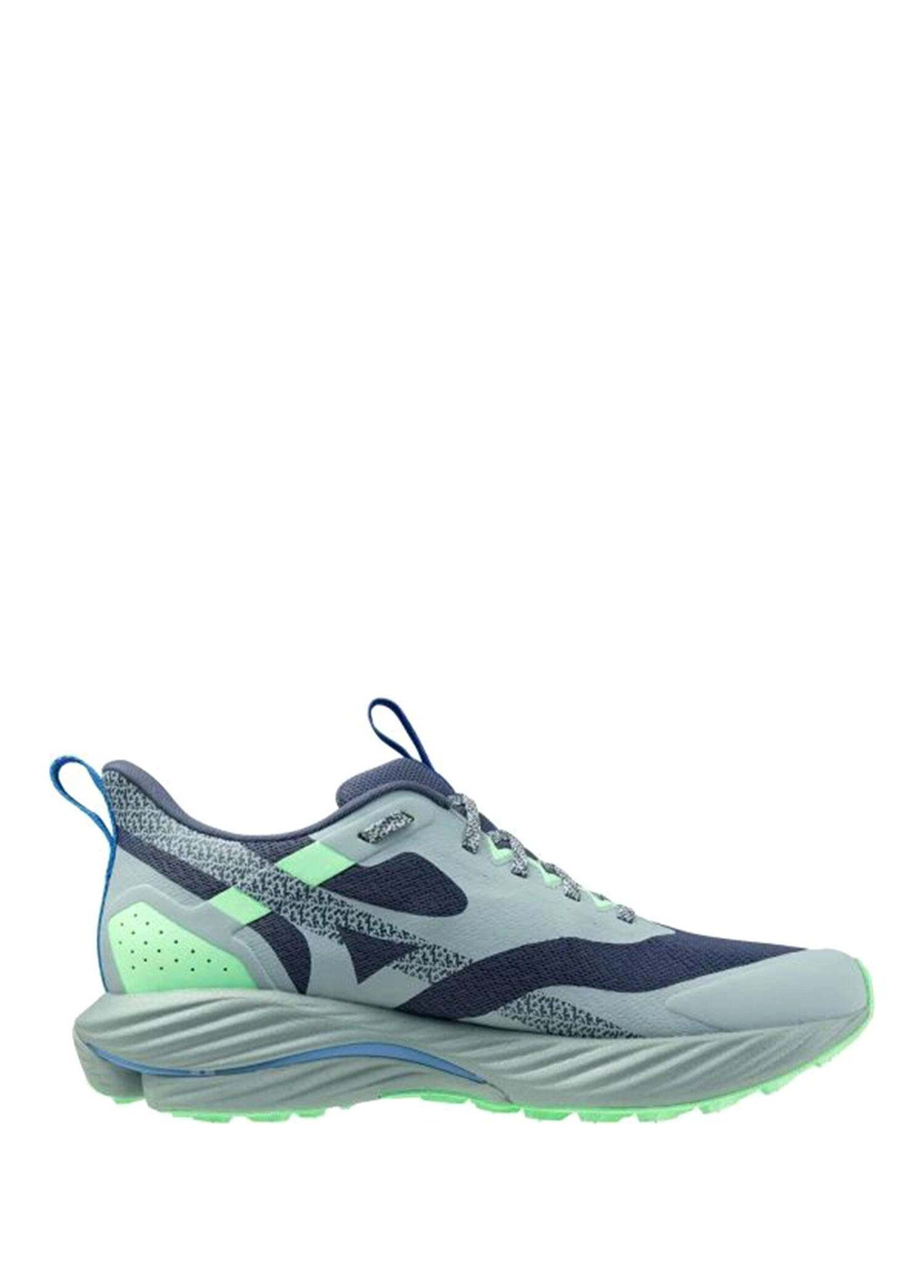 Mizuno Gri Erkek Wave Rider TT 2 Gri Lacivert Erkek Koşu