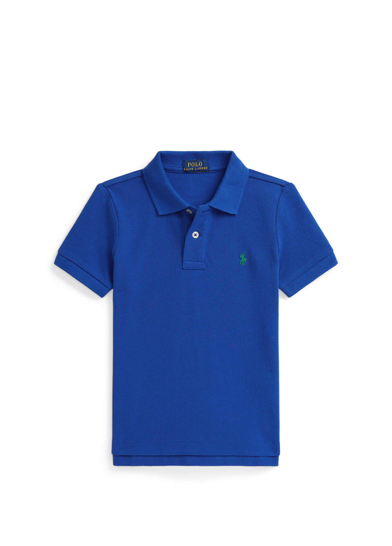 Mavi Logo Nakışlı Erkek Çocuk Polo T-shirt