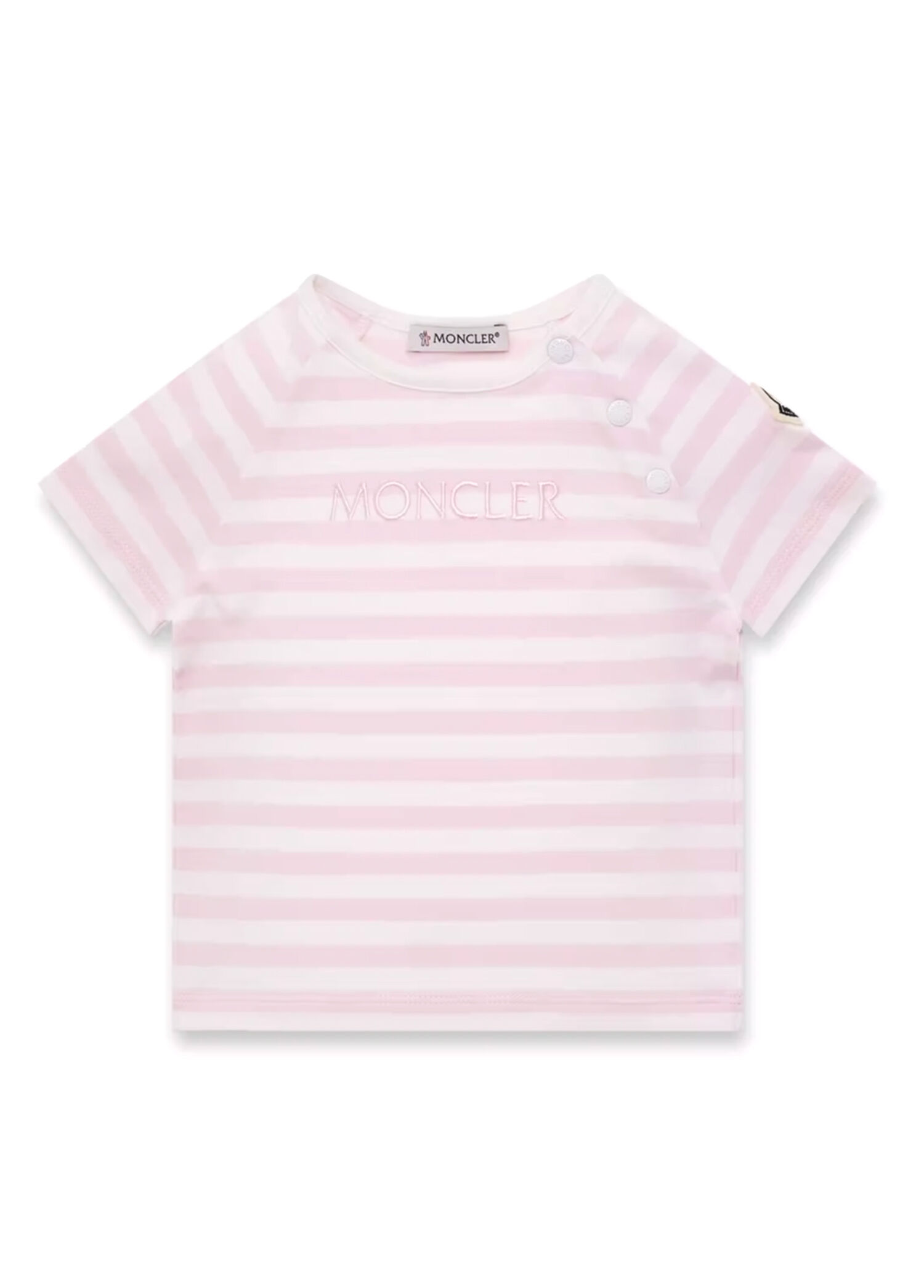 Kırık Beyaz Çizgili Kız Çocuk T-shirt