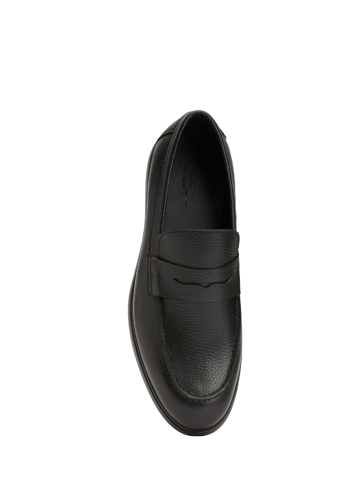 Siyah Erkek Deri Loafer_3
