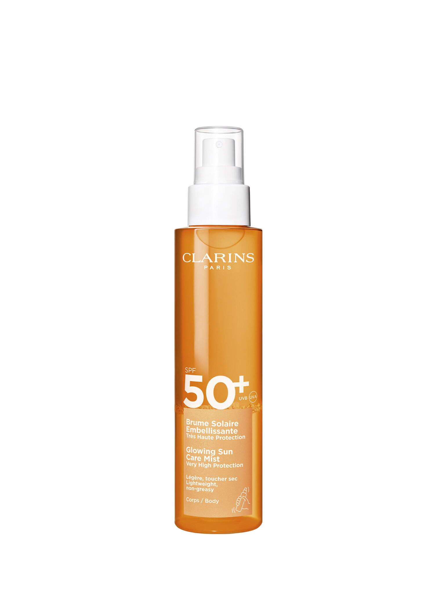 Sun Body Mist SPF50+ Parlak Bitişli Sprey Güneş Kremi 150 ml