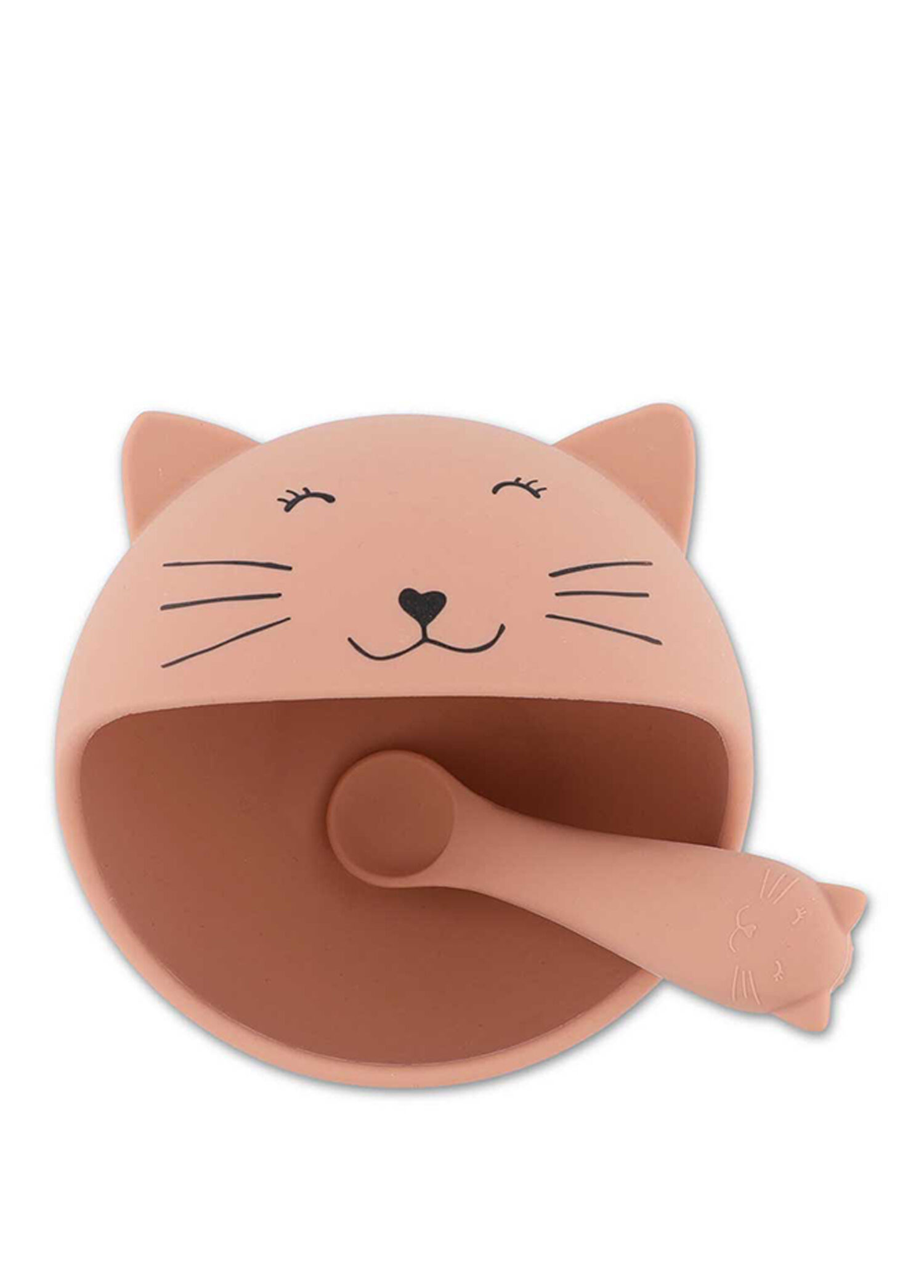 Mrs. Cat Pembe Silikon Bebek Yemek Seti