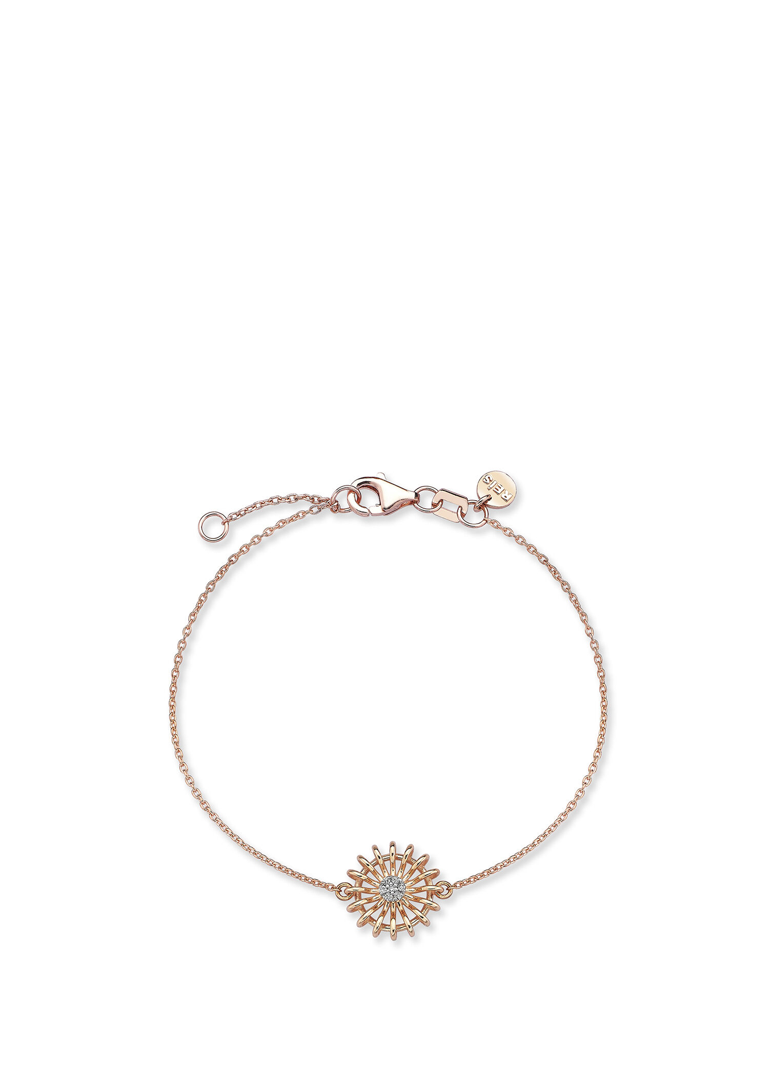 Güneş Rose Gold Kadın Pırlanta Bilezik