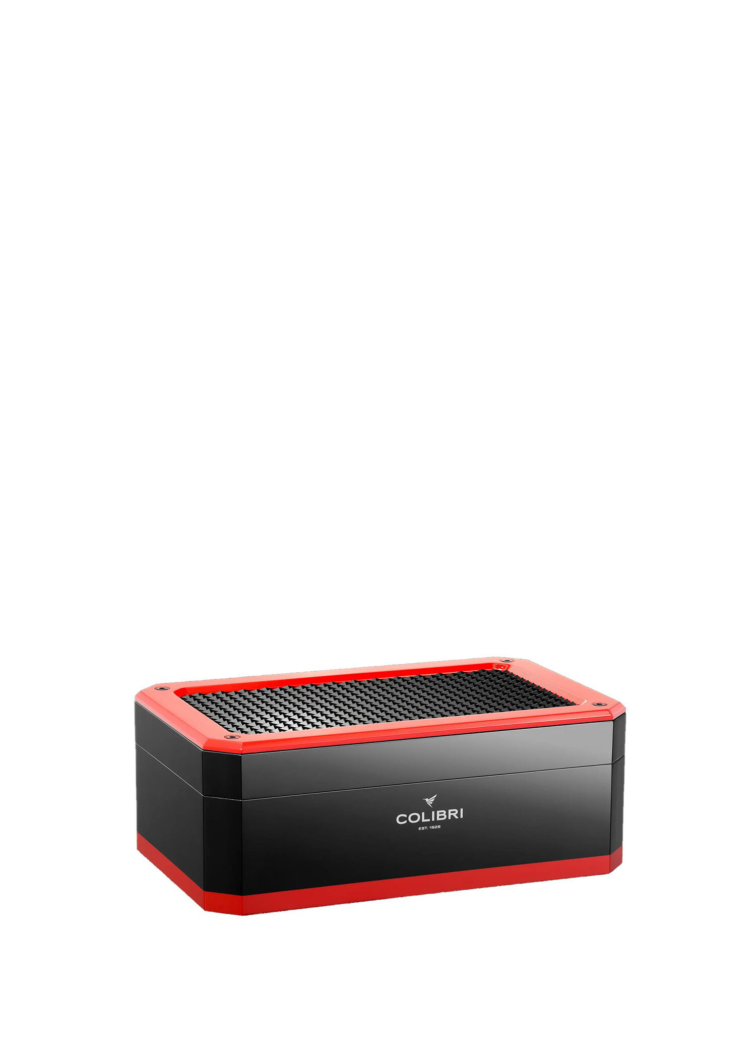 Rally Humidor Piano Siyah/Kırmızı 120's Puro Kutusu