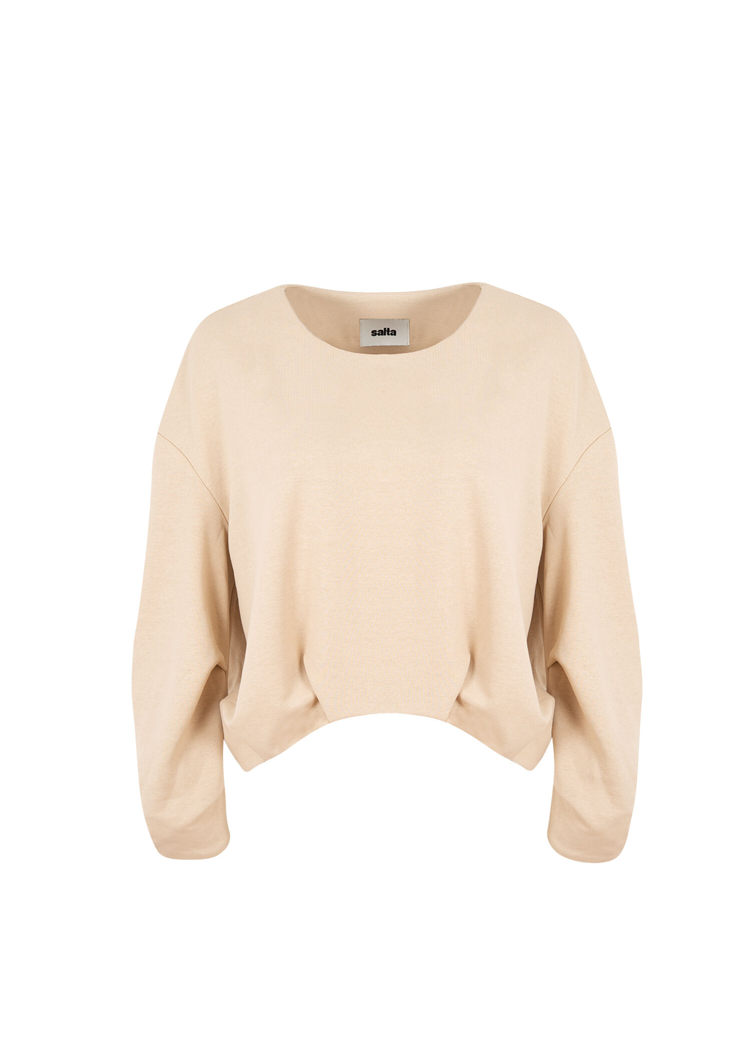 Kum Rengi Oversize Kadın Sweatshirt
