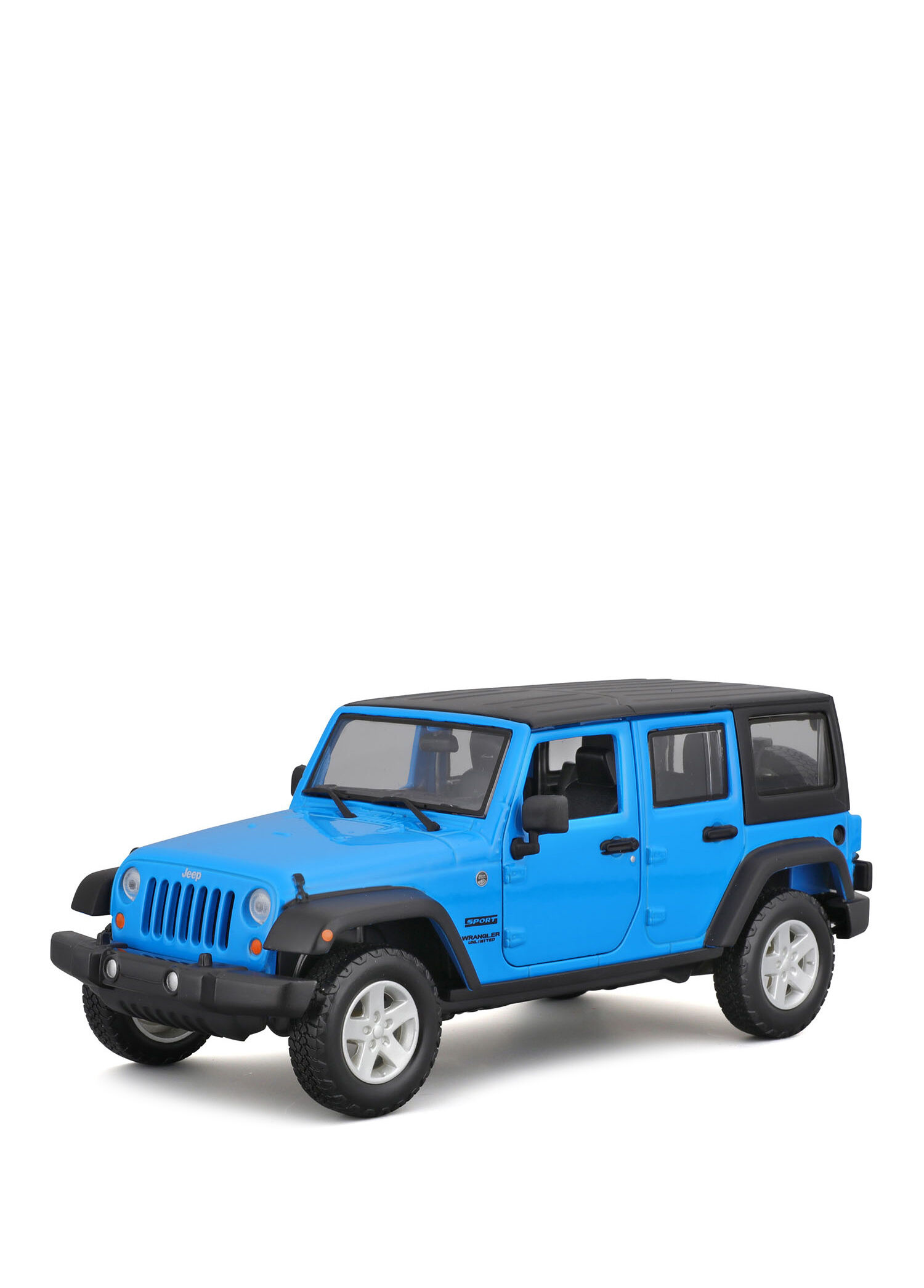 1:24 2015 Jeep Wrangler Mavi Model Araba