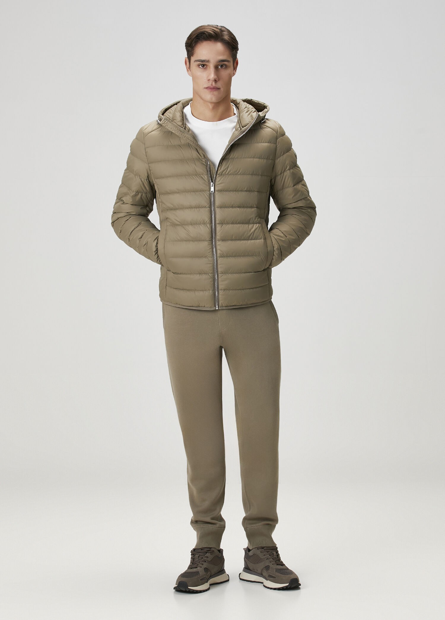 Açık Kahverengi Beli Kordonlu Jogger Eşofman Altı