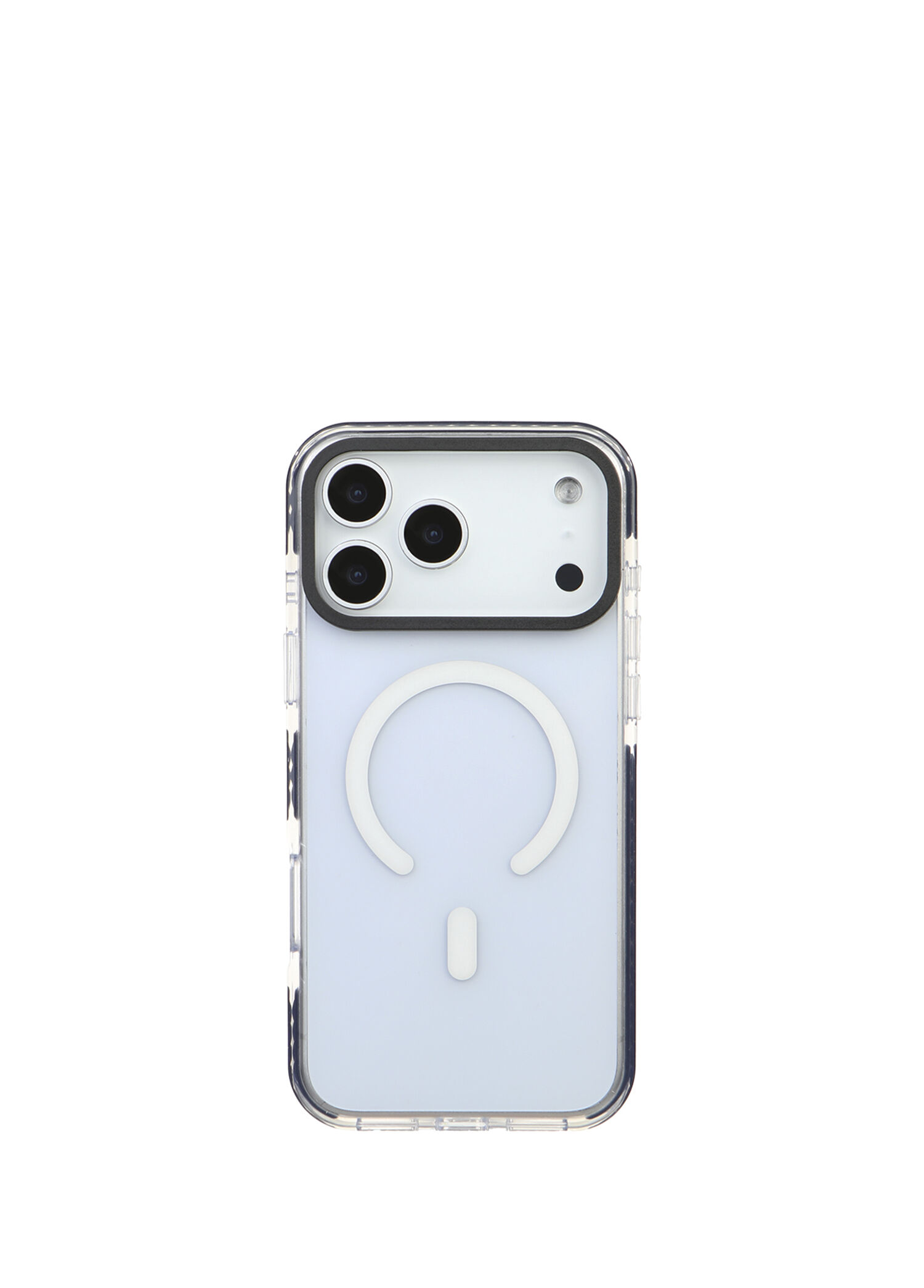iPhone 17 Pro Gri Premium Darbe Emici Lüks Kamera Korumalı MagSafe Uyumlu Telefon Kılıfı