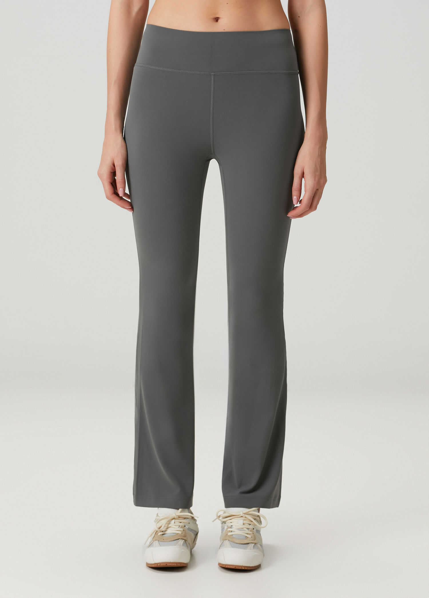 lululemon Gri Kadın Groove High-Rise Nulu Gri Flare*Short 1932967