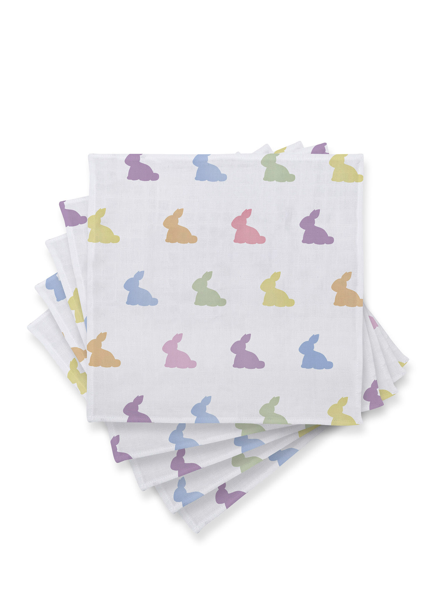 Rainbow Lapin Müslin 5’li Bebek Omuz Bezi