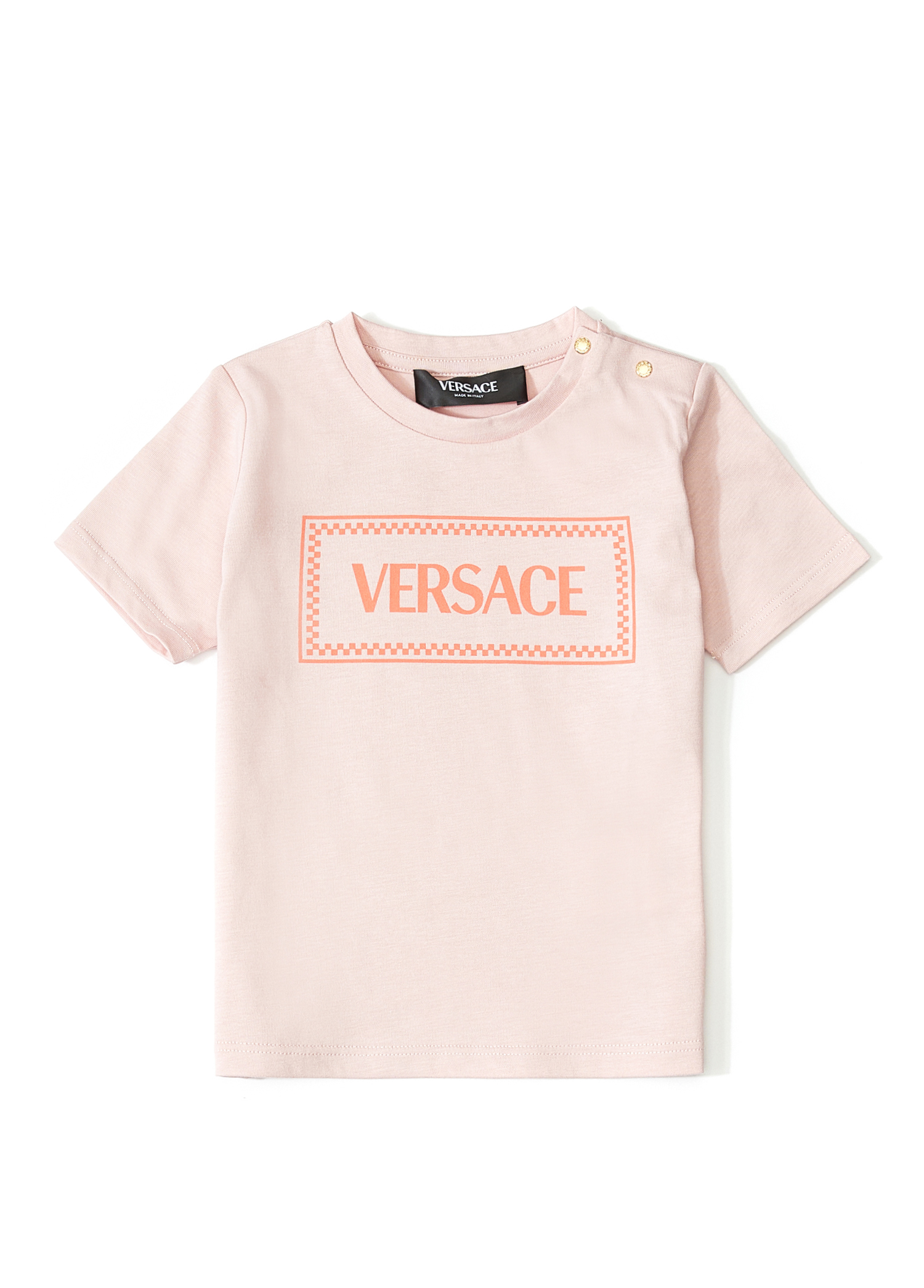 90s Vintage Logo Pembe Kız Bebek T-shirt