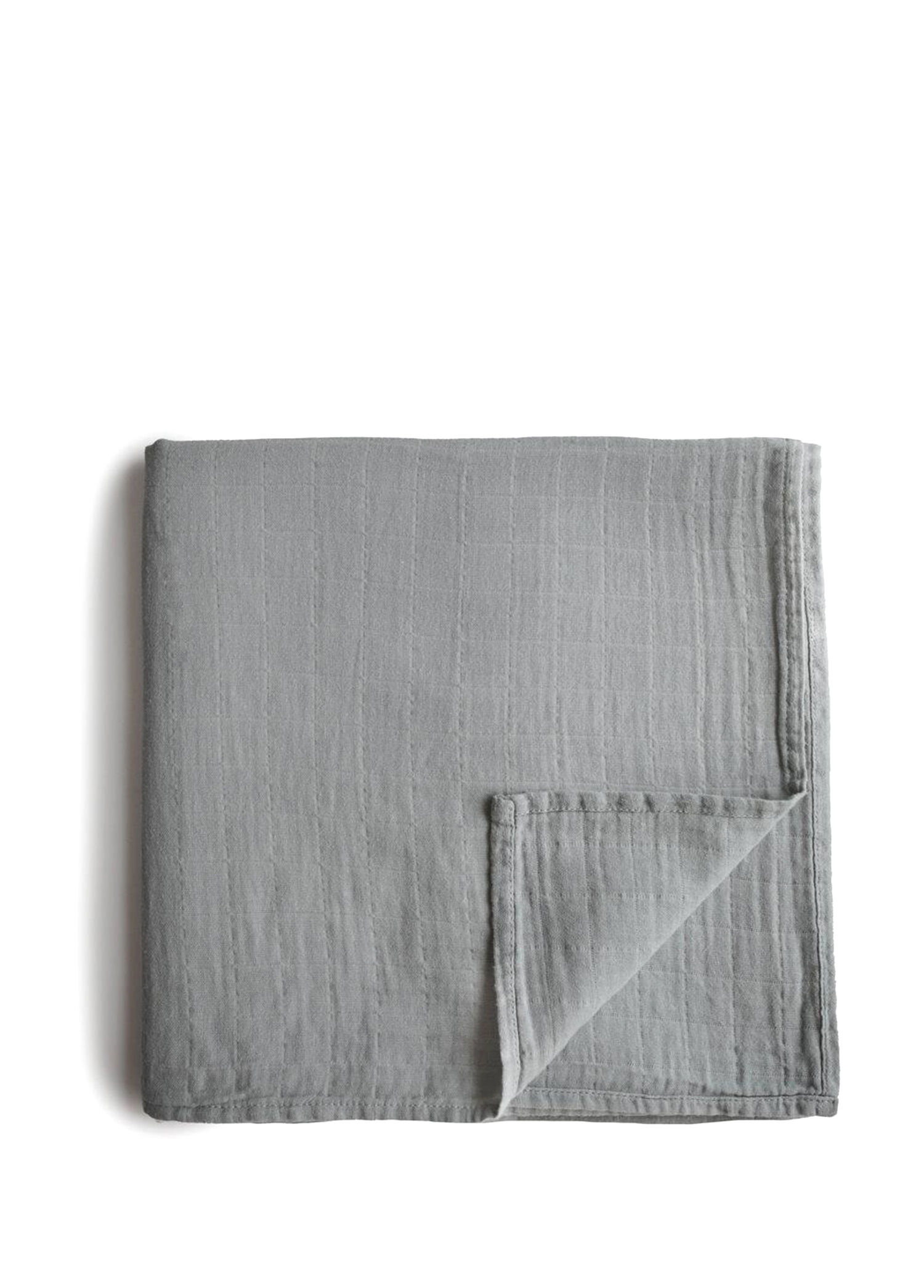 Belgian Gray Organik Müslin Örtü Kundak