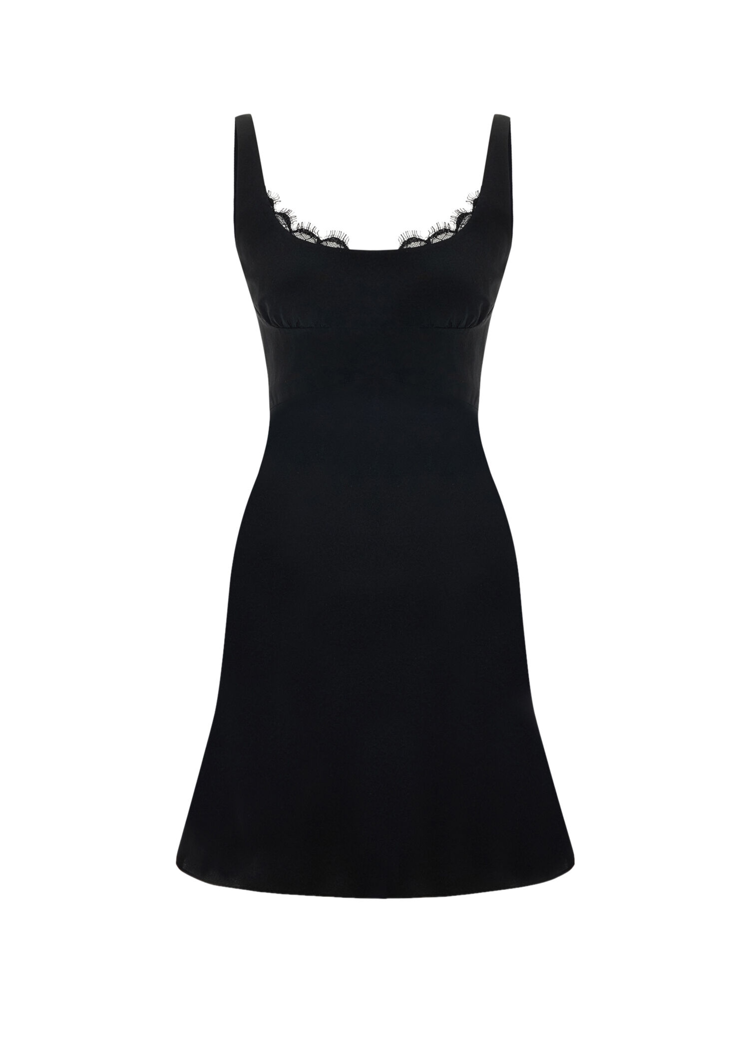 Manon Dress in Silk Siyah Kadın Elbise