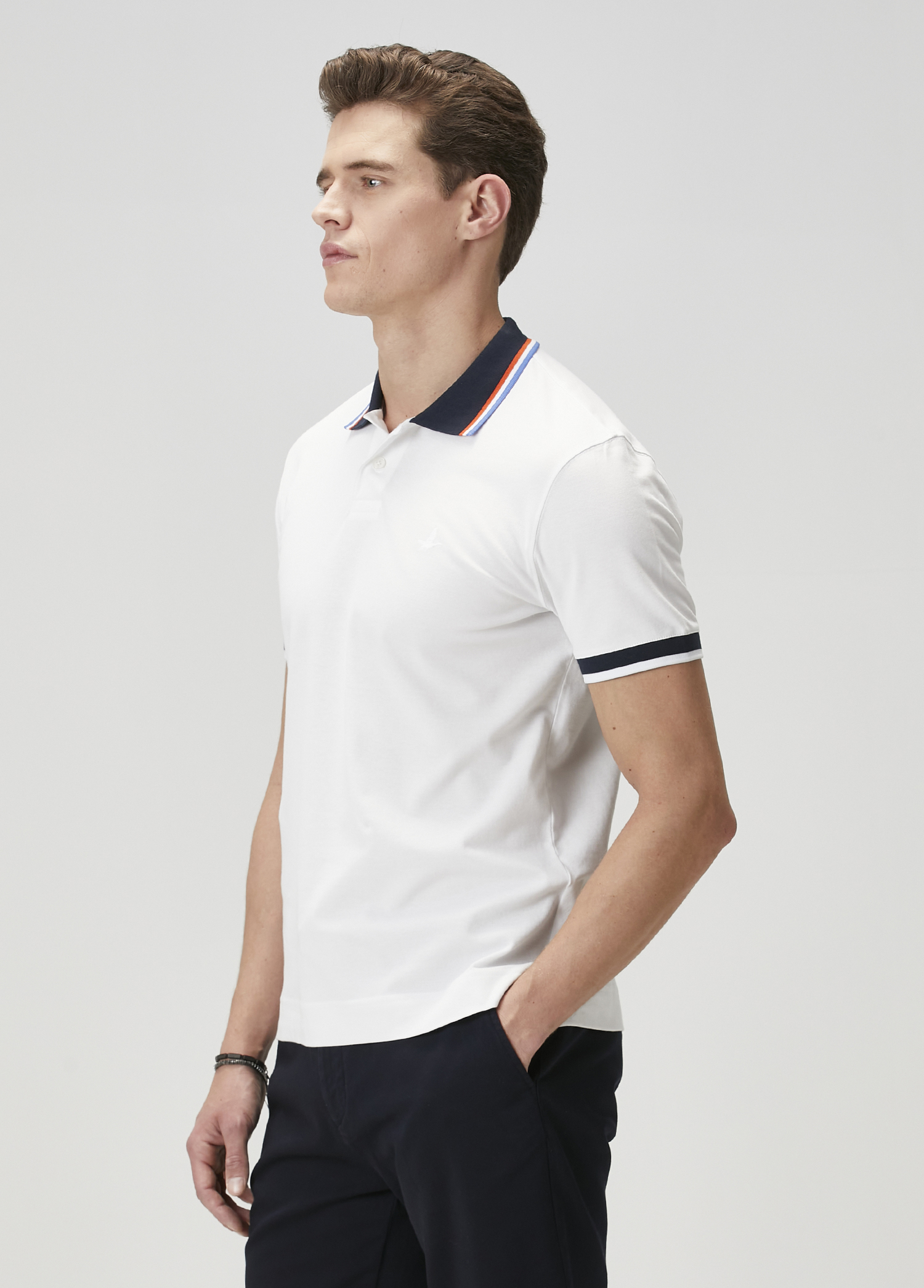 Beyaz Polo T-shirt_3