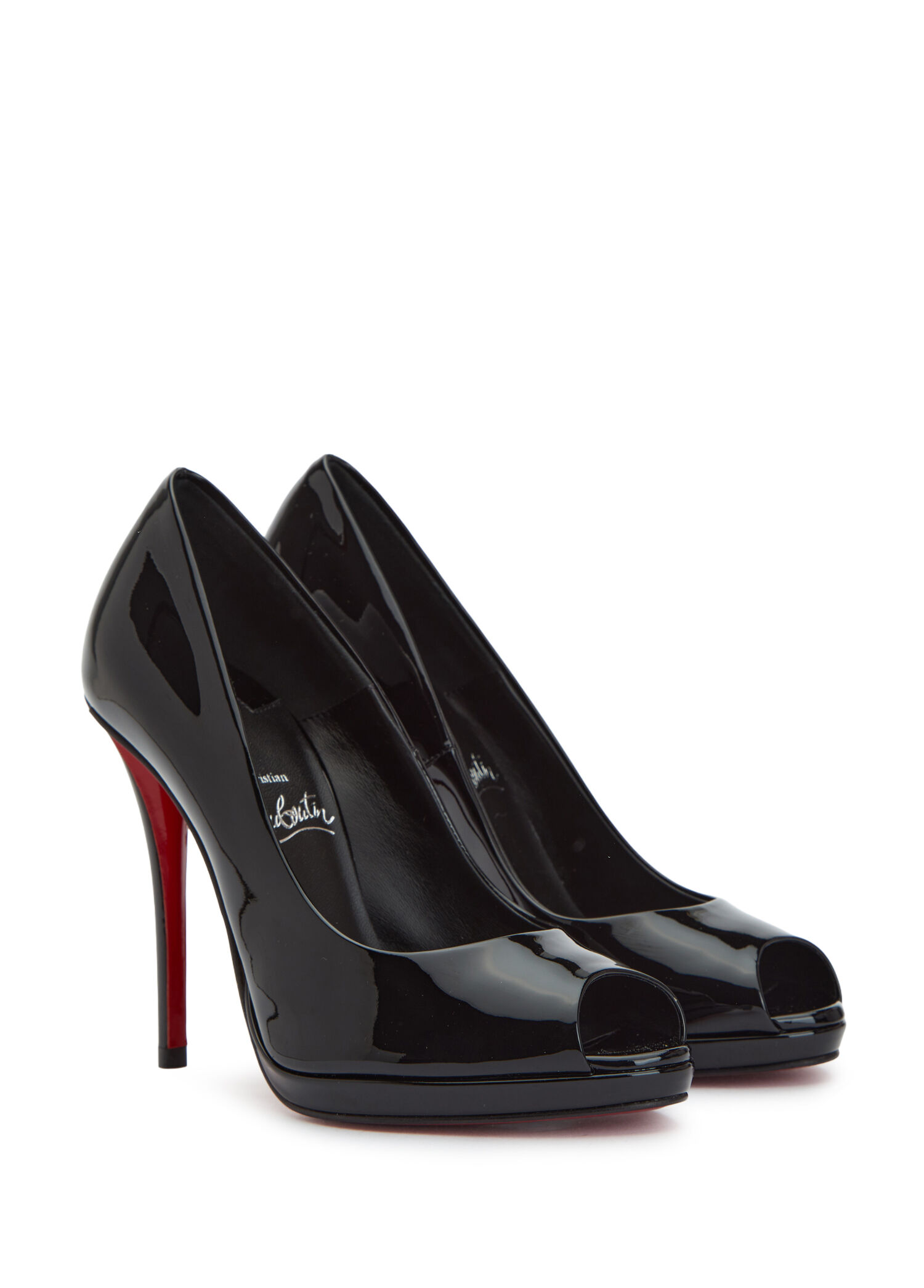 Christian Louboutin Siyah Kadın Lady Z Siyah Deri Topuklu Ayakkabı