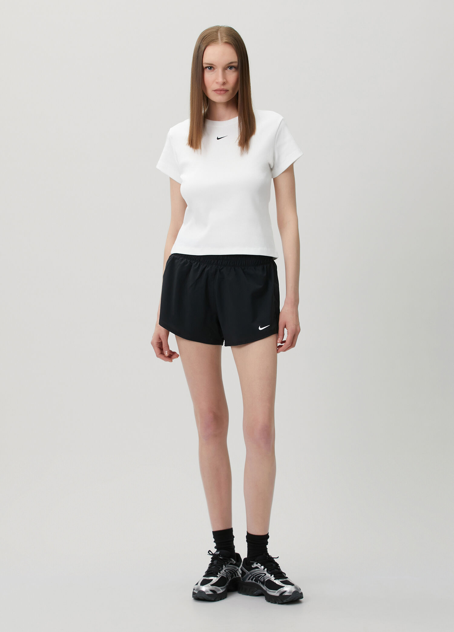 One Dri-Fit Siyah Astarlı Şort