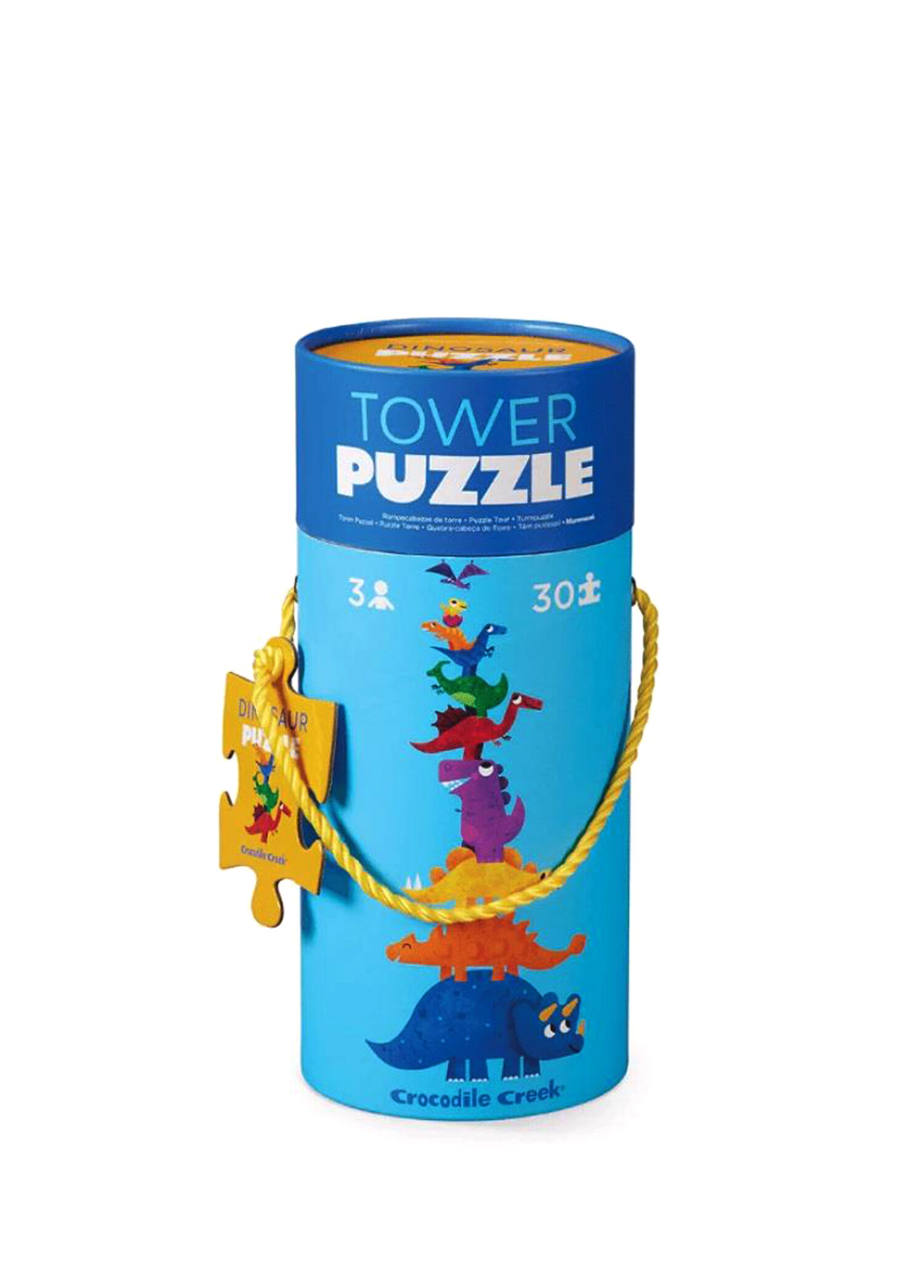 Dinozor 30 Parça Dev Kule Puzzle
