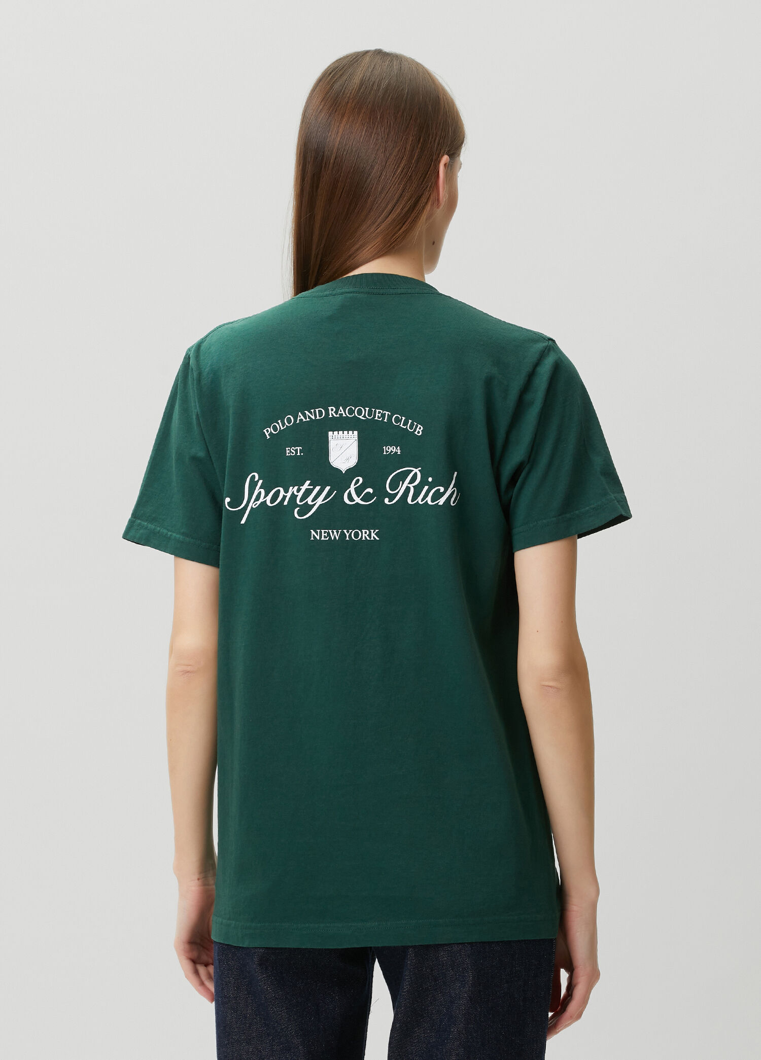 Sporty & Rich Yeşil Kadın Graphic Koyu Yeşil T-shirt 1968641 | Beymen