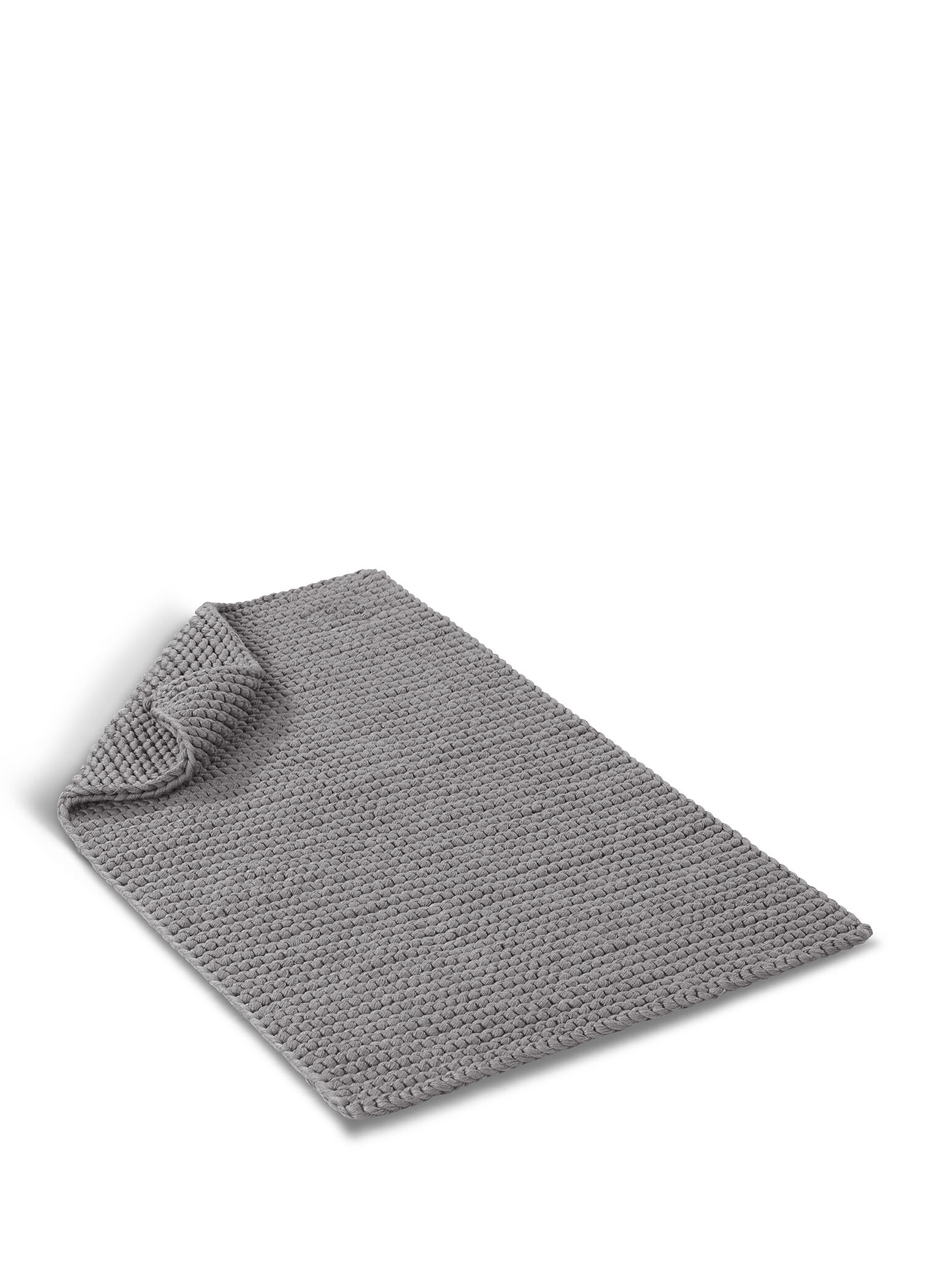 Norvage El Yapımı Dark Gray Pamuk Banyo Paspası 50 x 80 cm