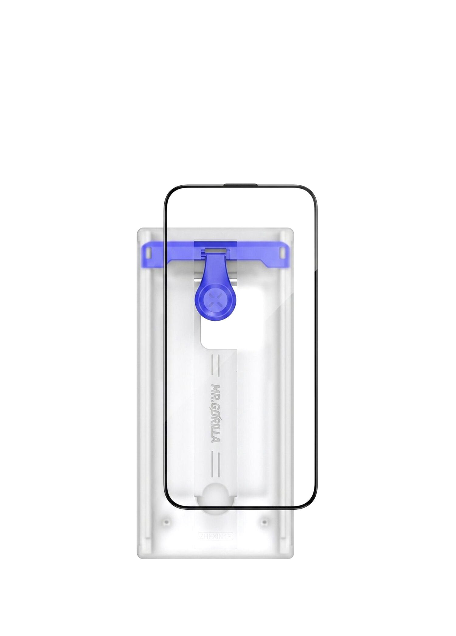 Blueo - iPhone 16 Pro Curved Full Coverage Anti-Reflective Glass Screen Protector with Compatible App Attachment