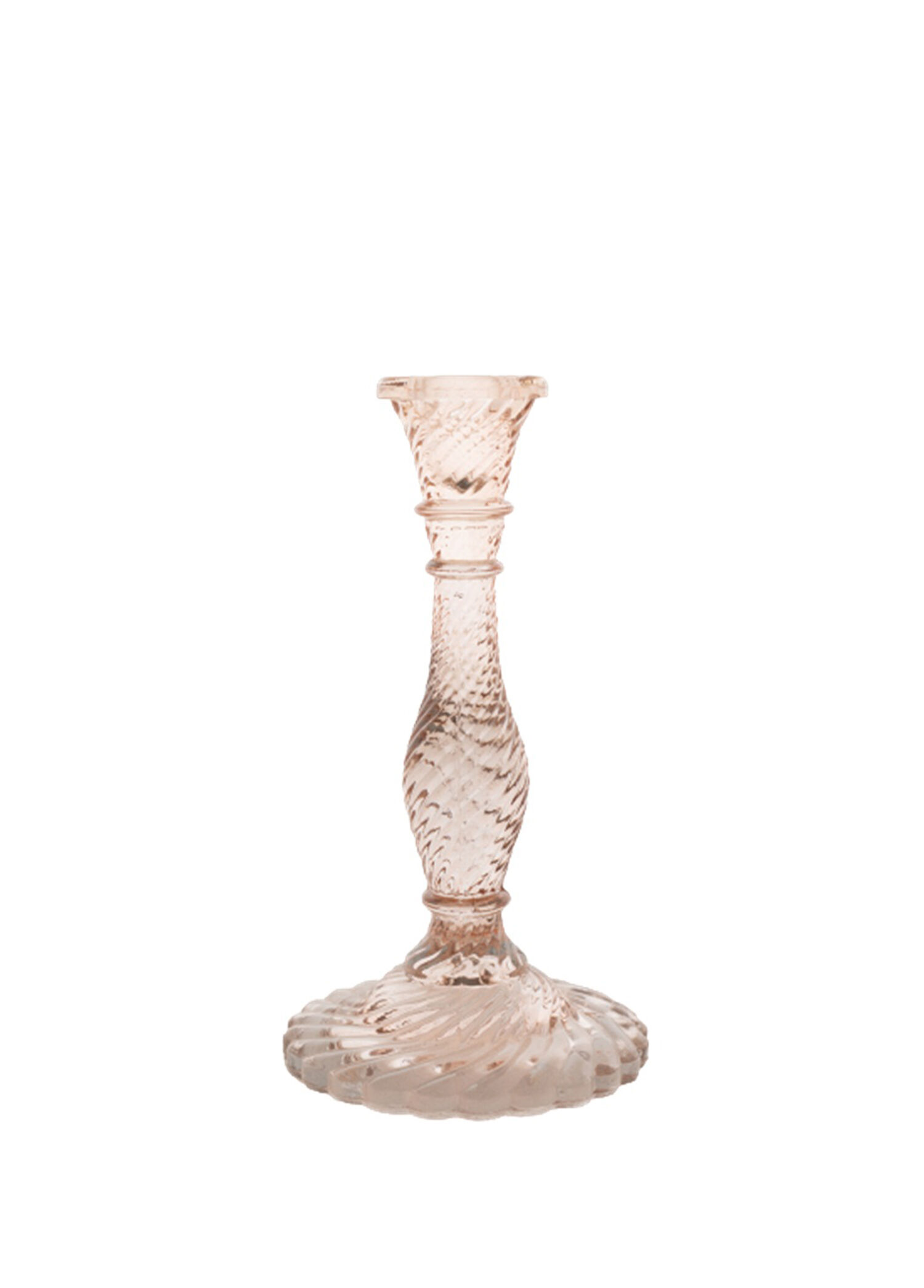 Pembe Cam Mumluk 23x12 cm
