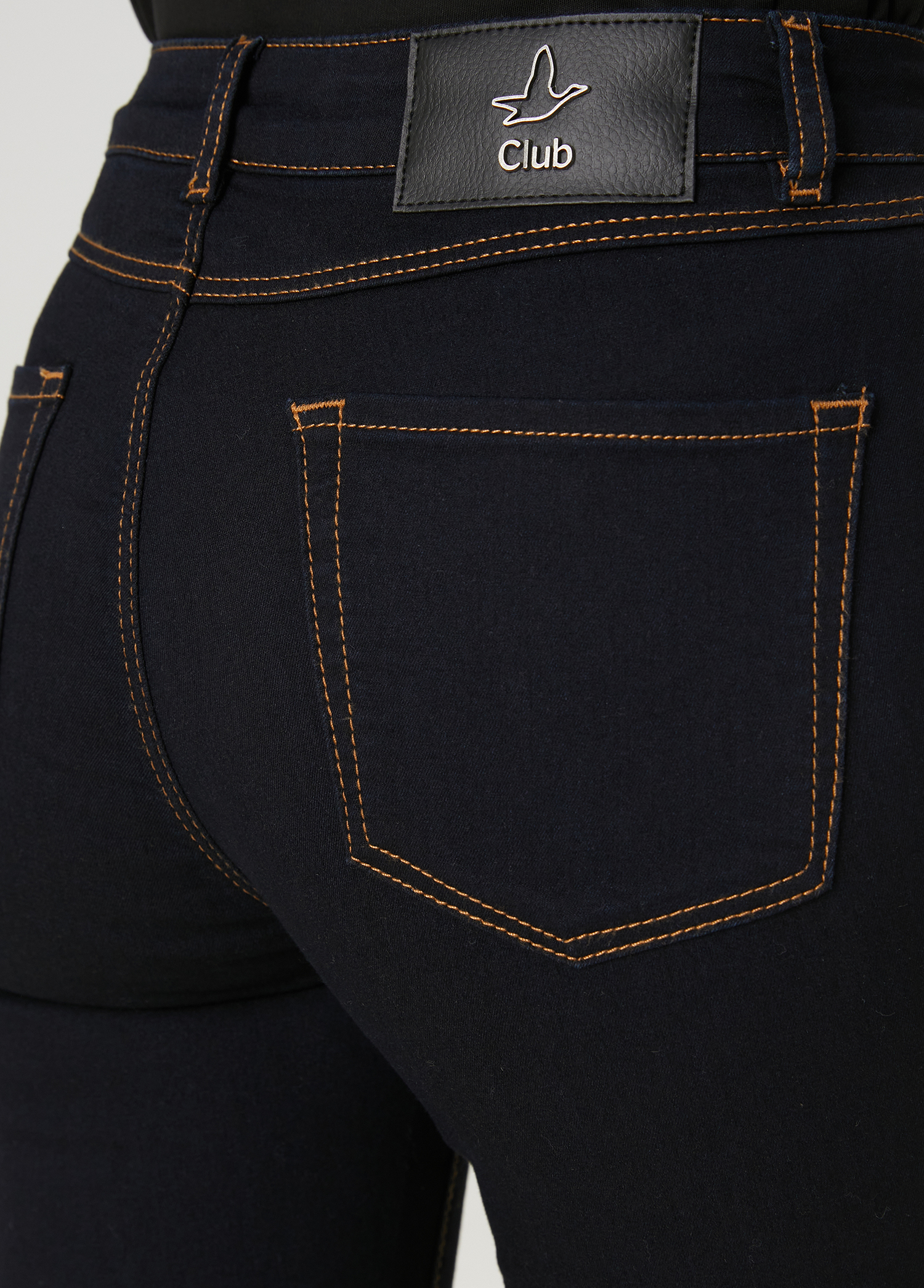 Skinny Fit Lacivert Organik Pamuk Jean Pantolon_5