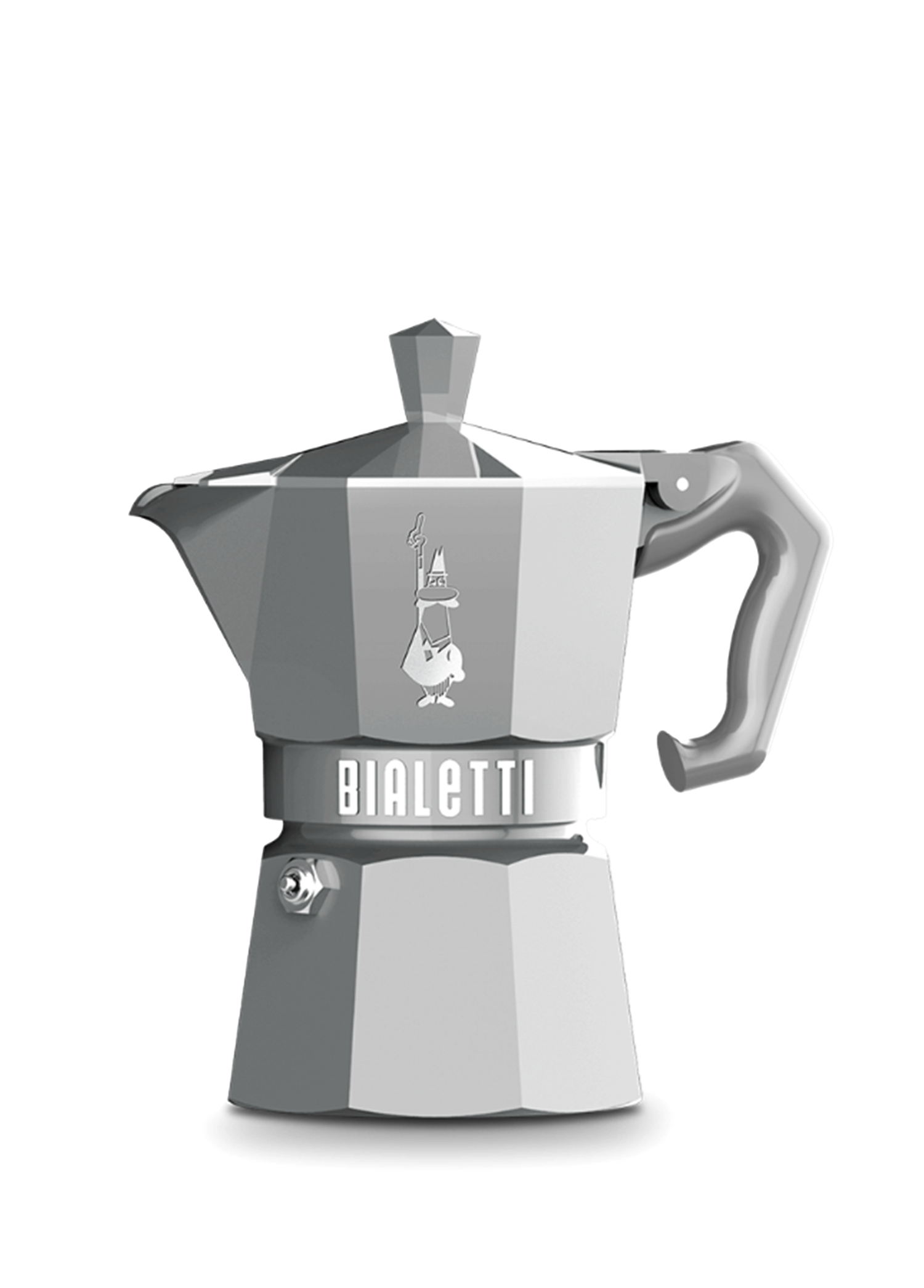 Express Exclusive Gümüş Çelik 3 Cup Moka Pot