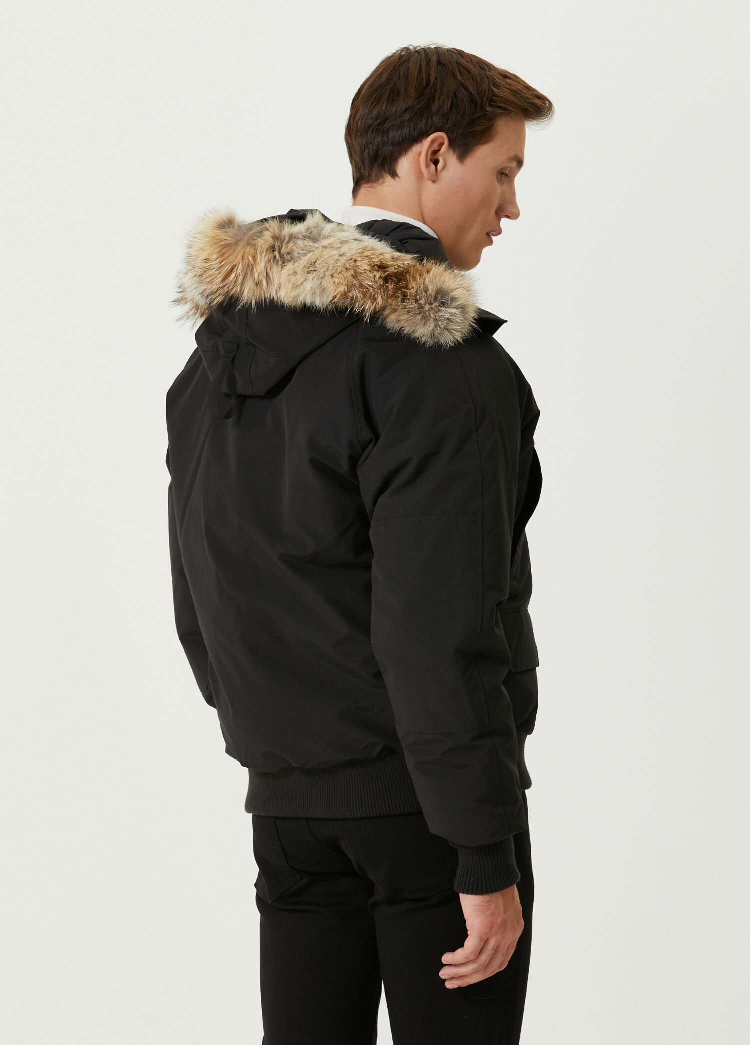 Beymen Chilliwack Siyah Kapüşonlu Bomber Mont. 4