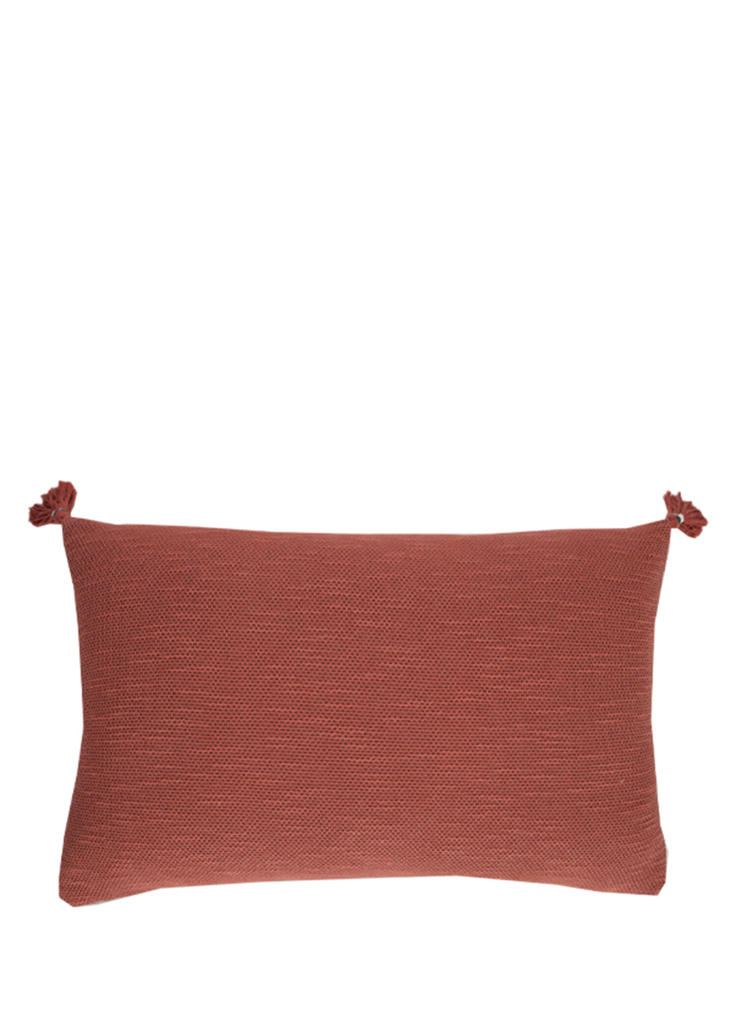 Capella Pamuk Los Kırmızı Püskül Detaylı Yastık Kılıfı 35x55 cm