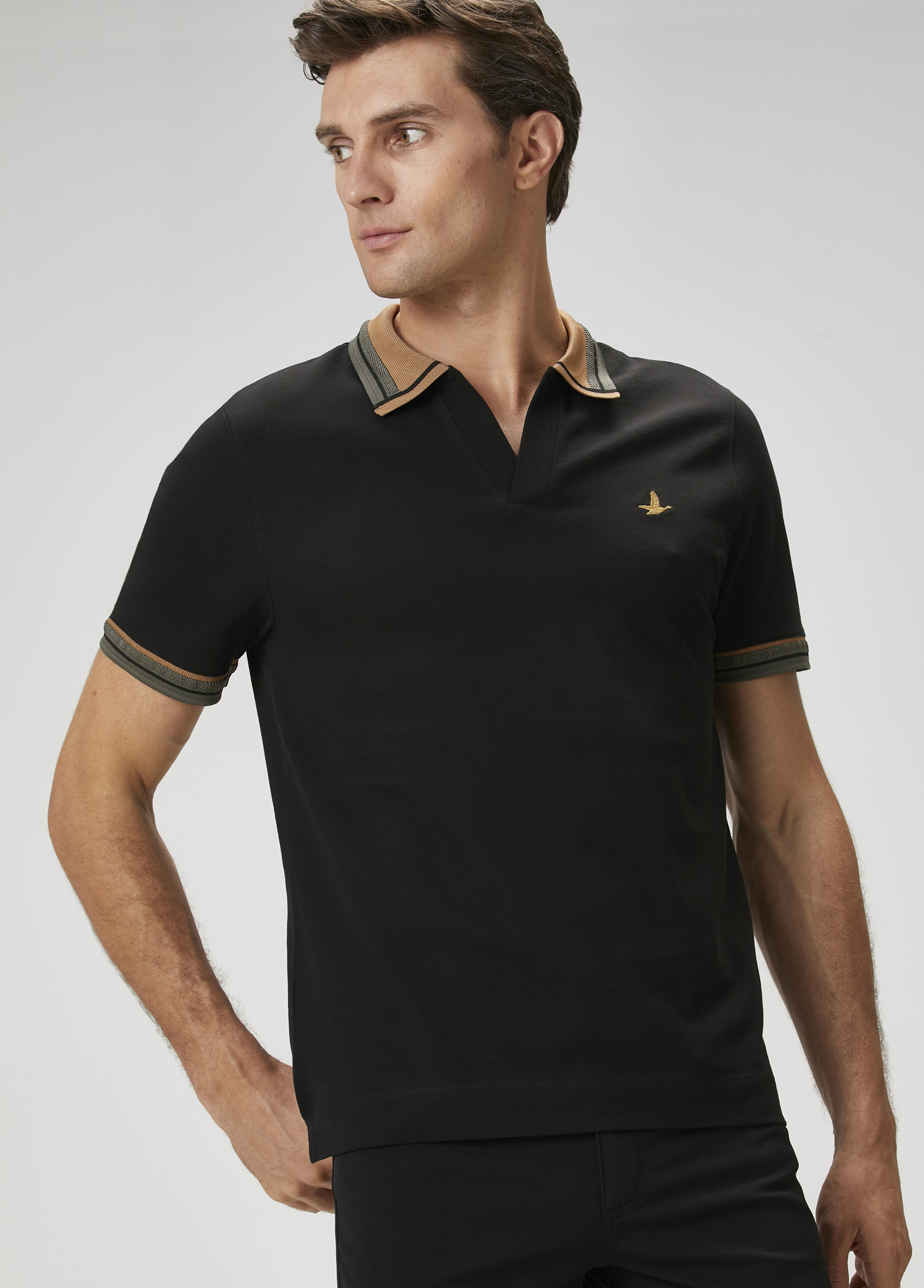 Comfort Fit Siyah T-shirt