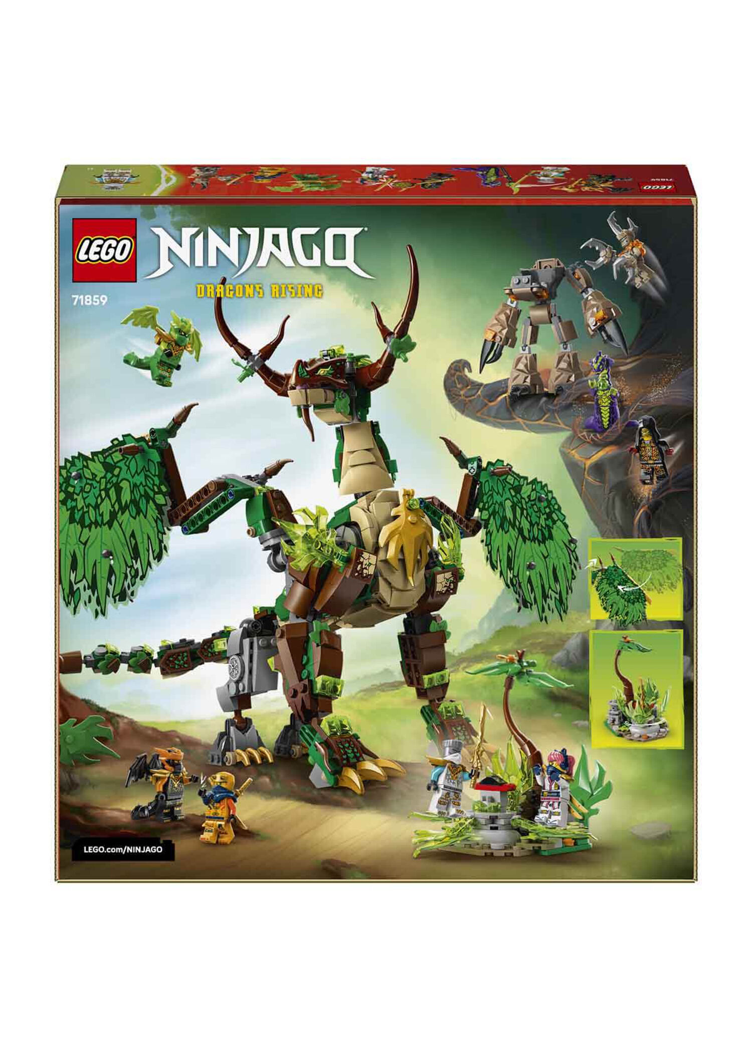 LEGO - Ninjago Yaşam Ejderhası 1050 Parça 9+ Yaş Minifigürlü Yapı