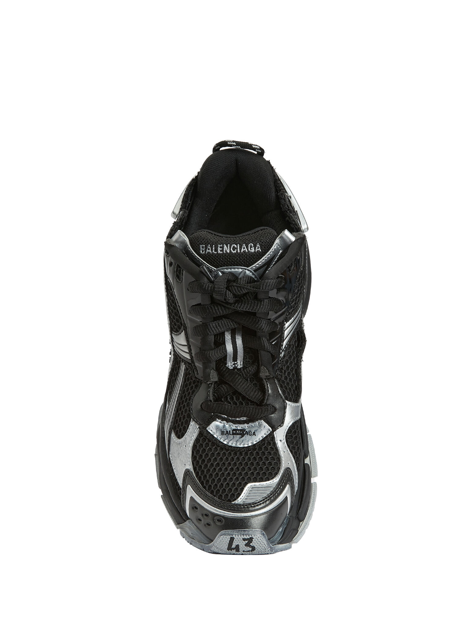 Balenciaga Siyah-Gri Erkek Runner Siyah Gri Erkek Sneaker 1792722