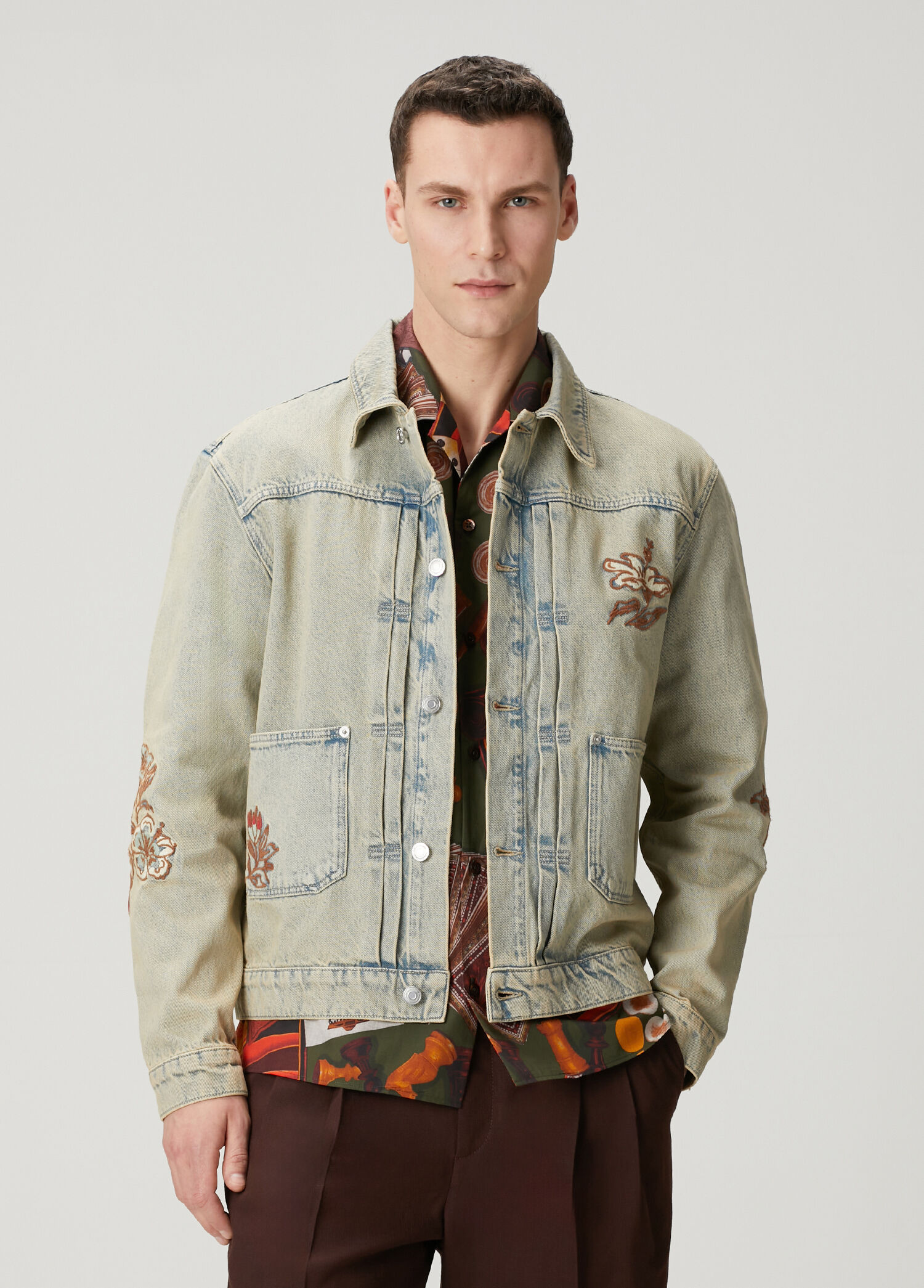 Dusty Brodee Fleurs Açık Mavi Denim Ceket