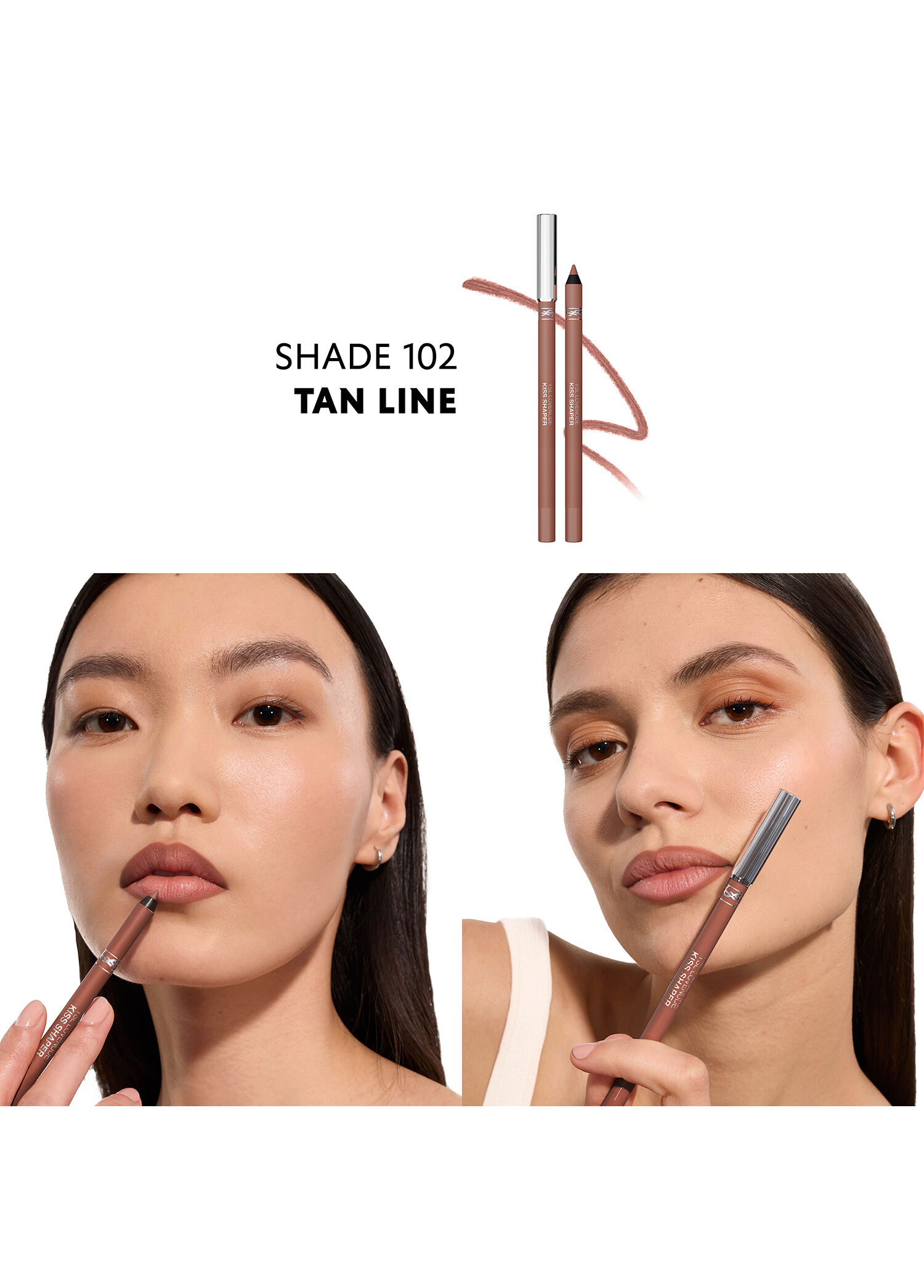 Yves Saint Laurent - Lovenude Kiss Shaper Dudak Kalemi 102 Tan