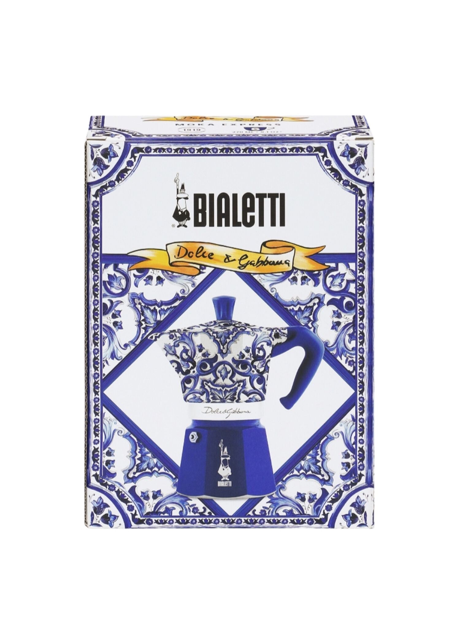 Bialetti - Dolce Gabbana Akdeniz Mavisi 6 Cup Moka Express - Mavi