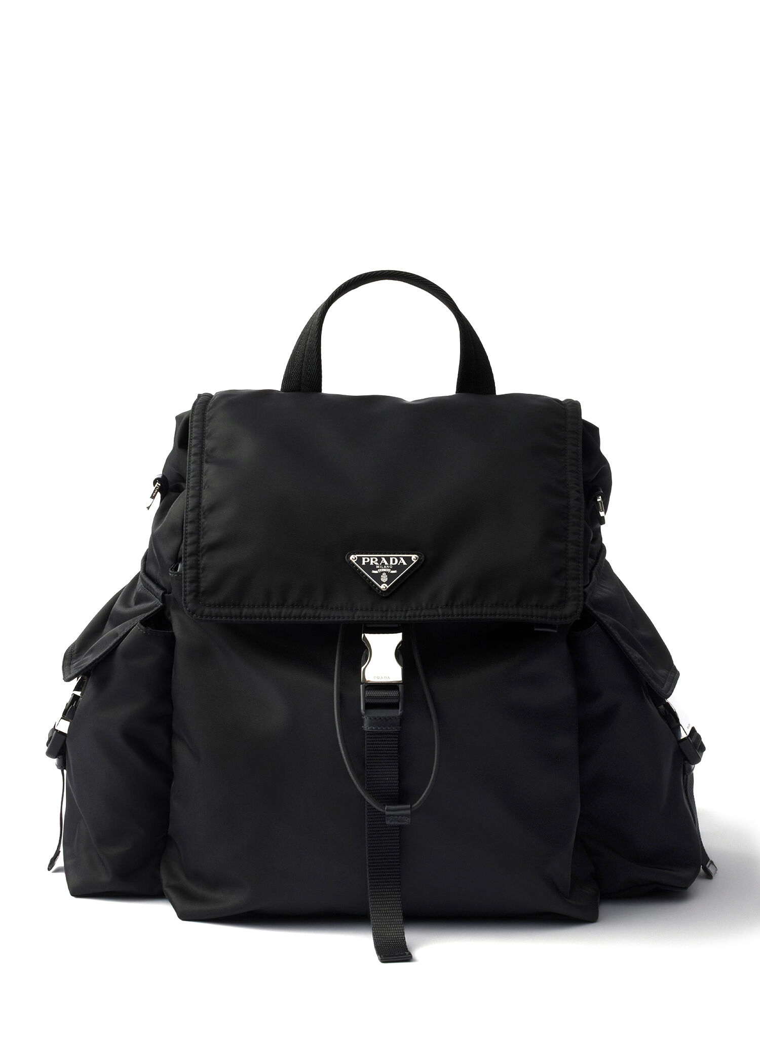 Explore Siyah Re-Nylon Erkek Sırt Çantası
