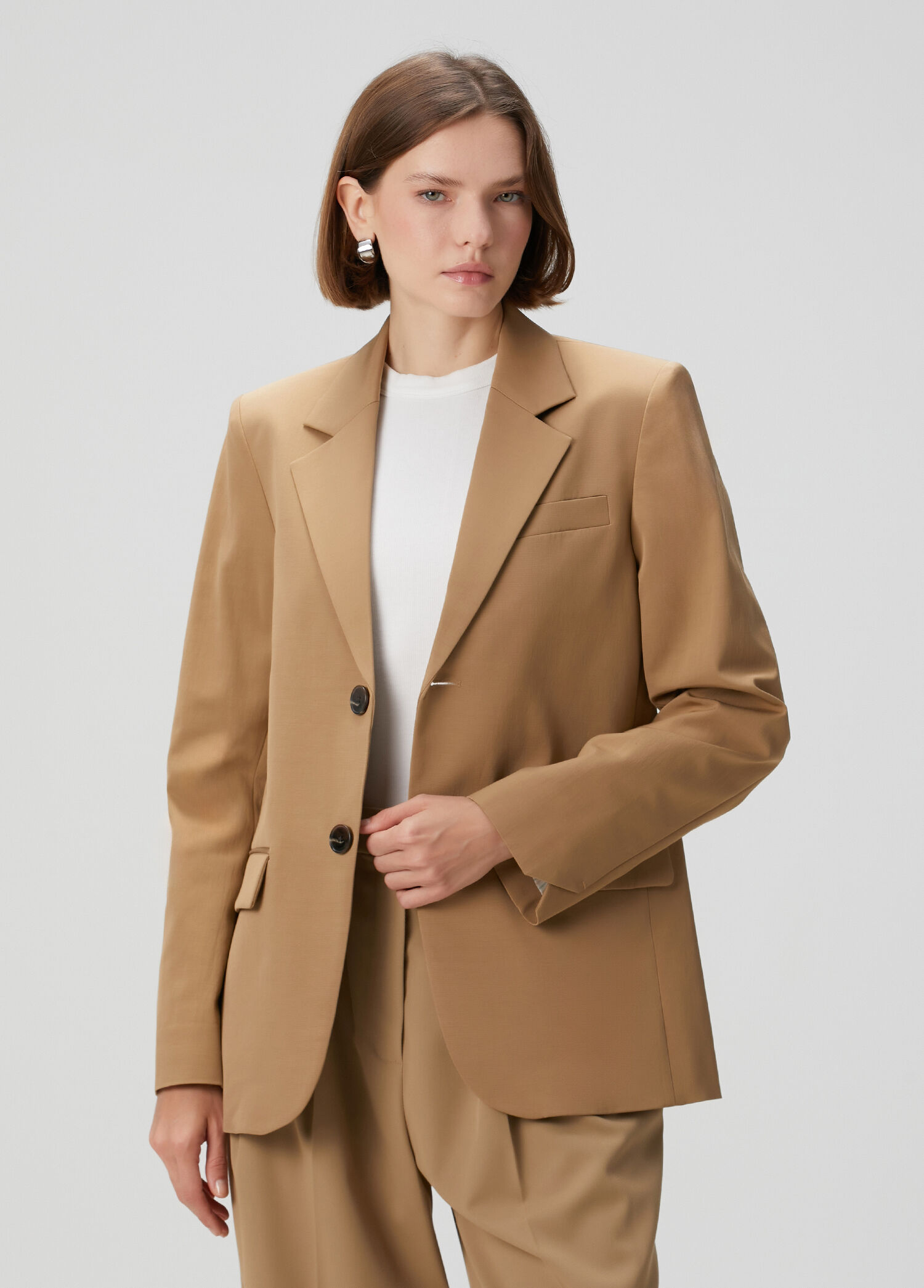 Vanille Bej Blazer