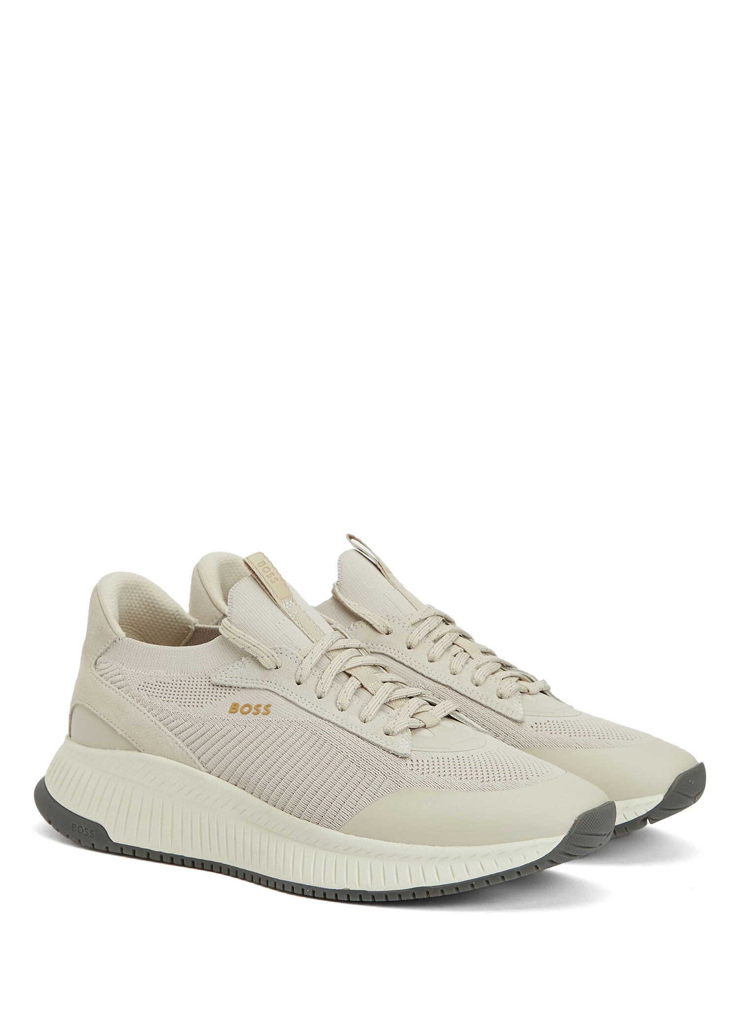 Boss - TTNM Evo Açık Gri Erkek Sneaker - Açık Gri