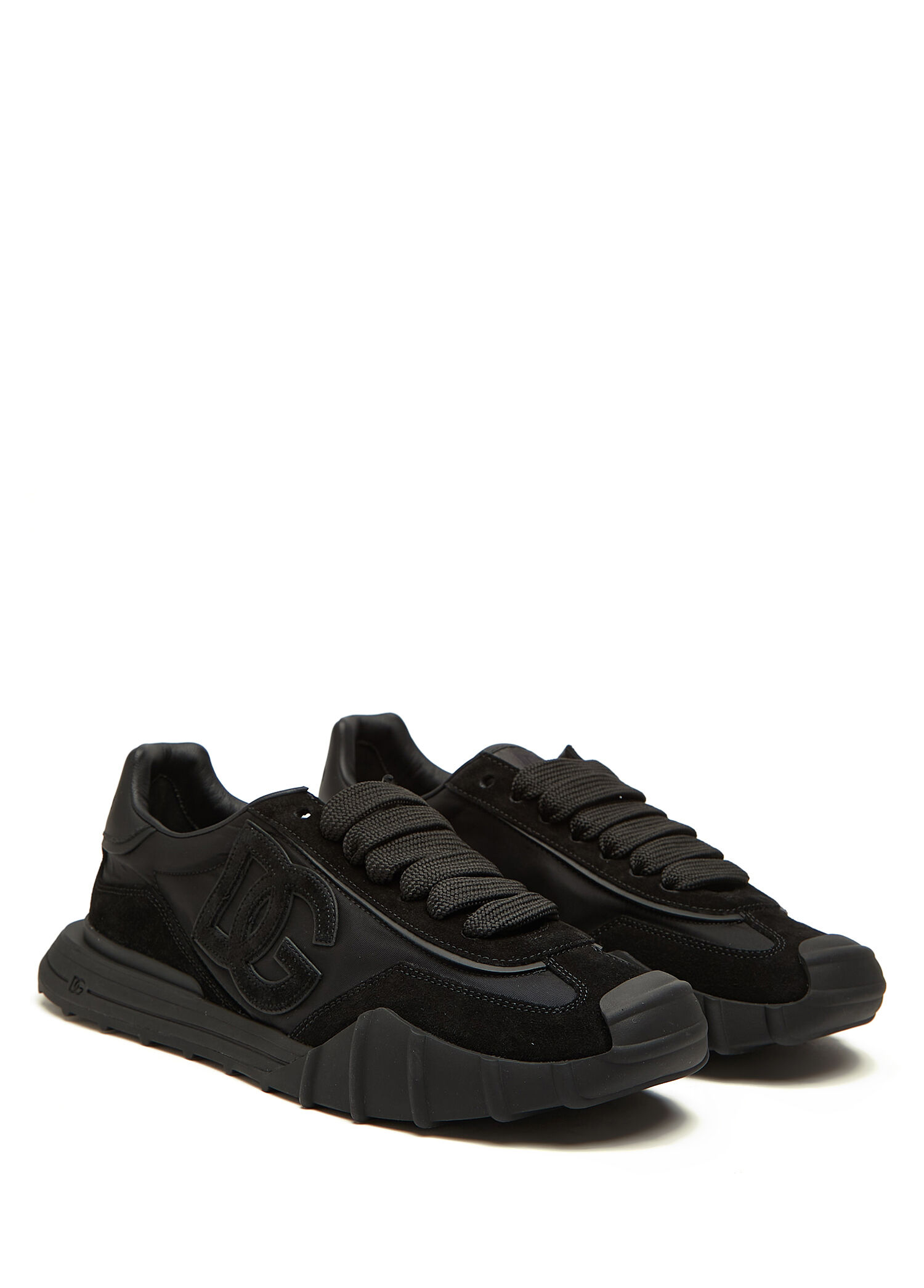 Dolce&Gabbana Siyah Erkek Athletic Siyah Erkek Deri Sneaker