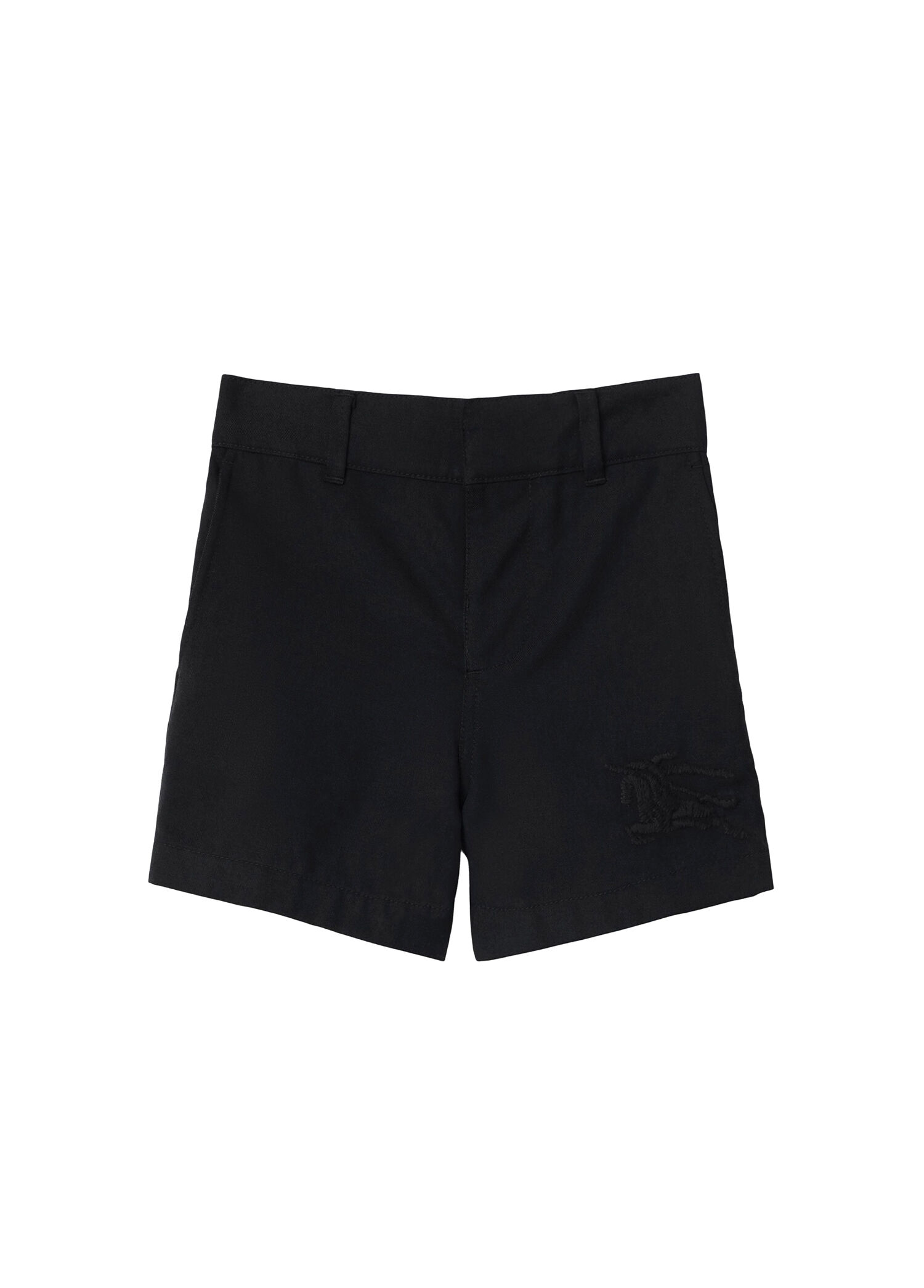 Siyah Pamuklu Unisex Çocuk Şort